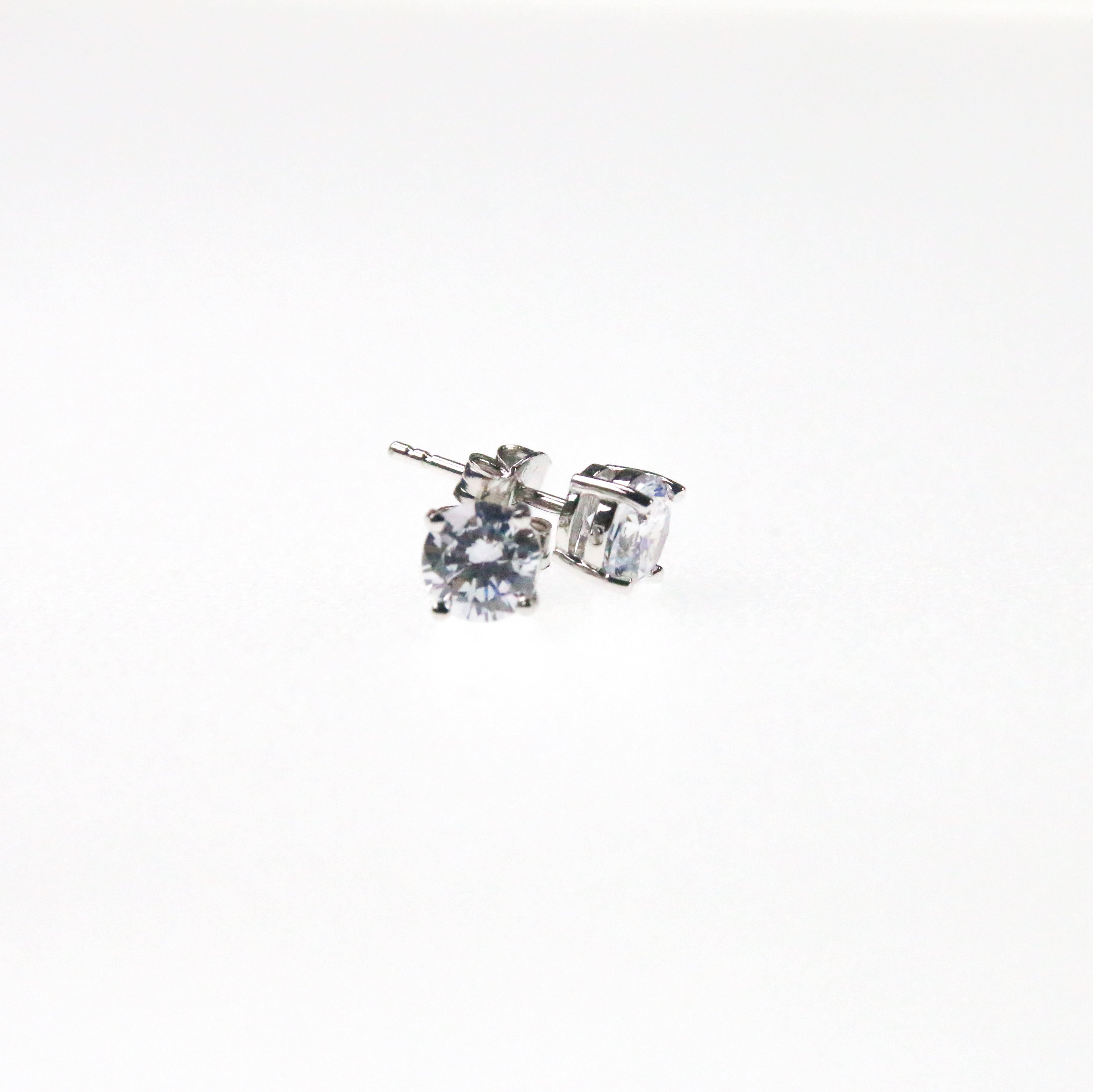 Round Earrings 5 6 7 8mm