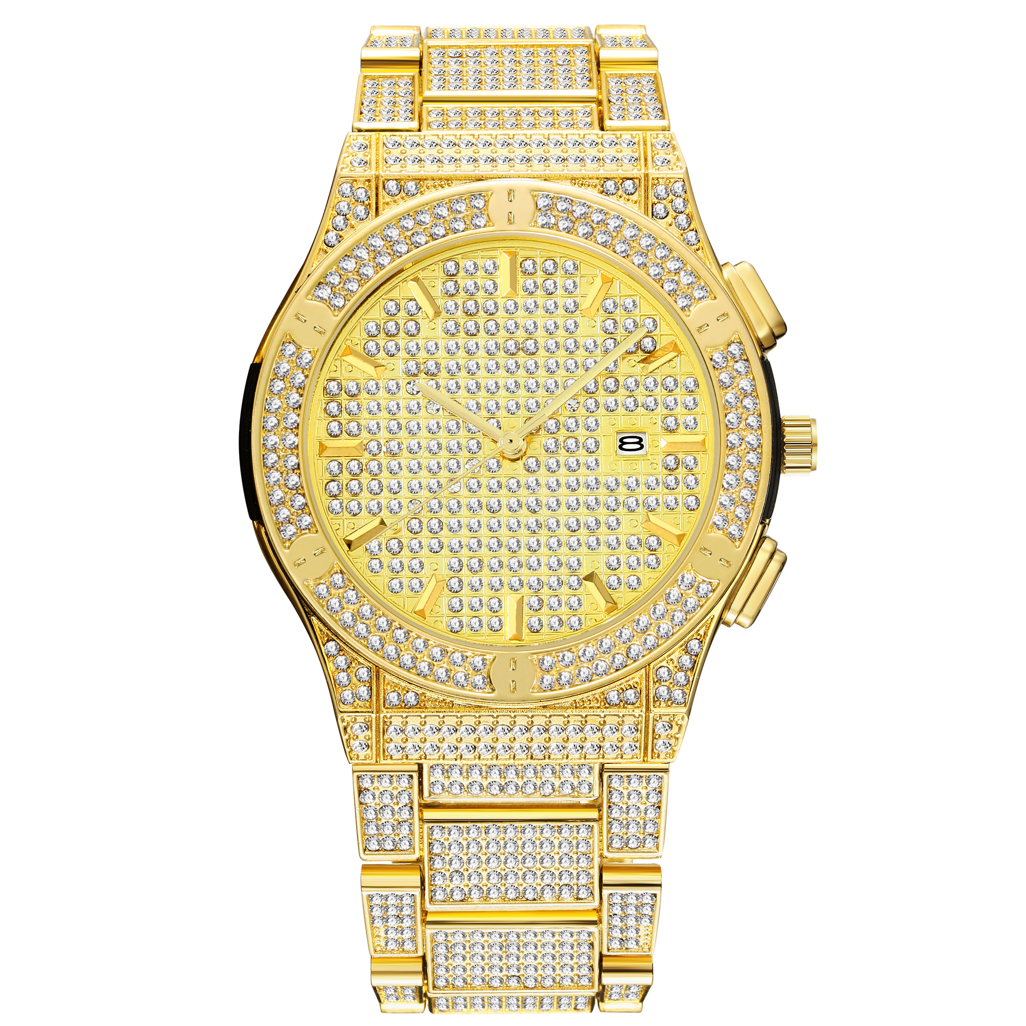 Hip hop ice watch