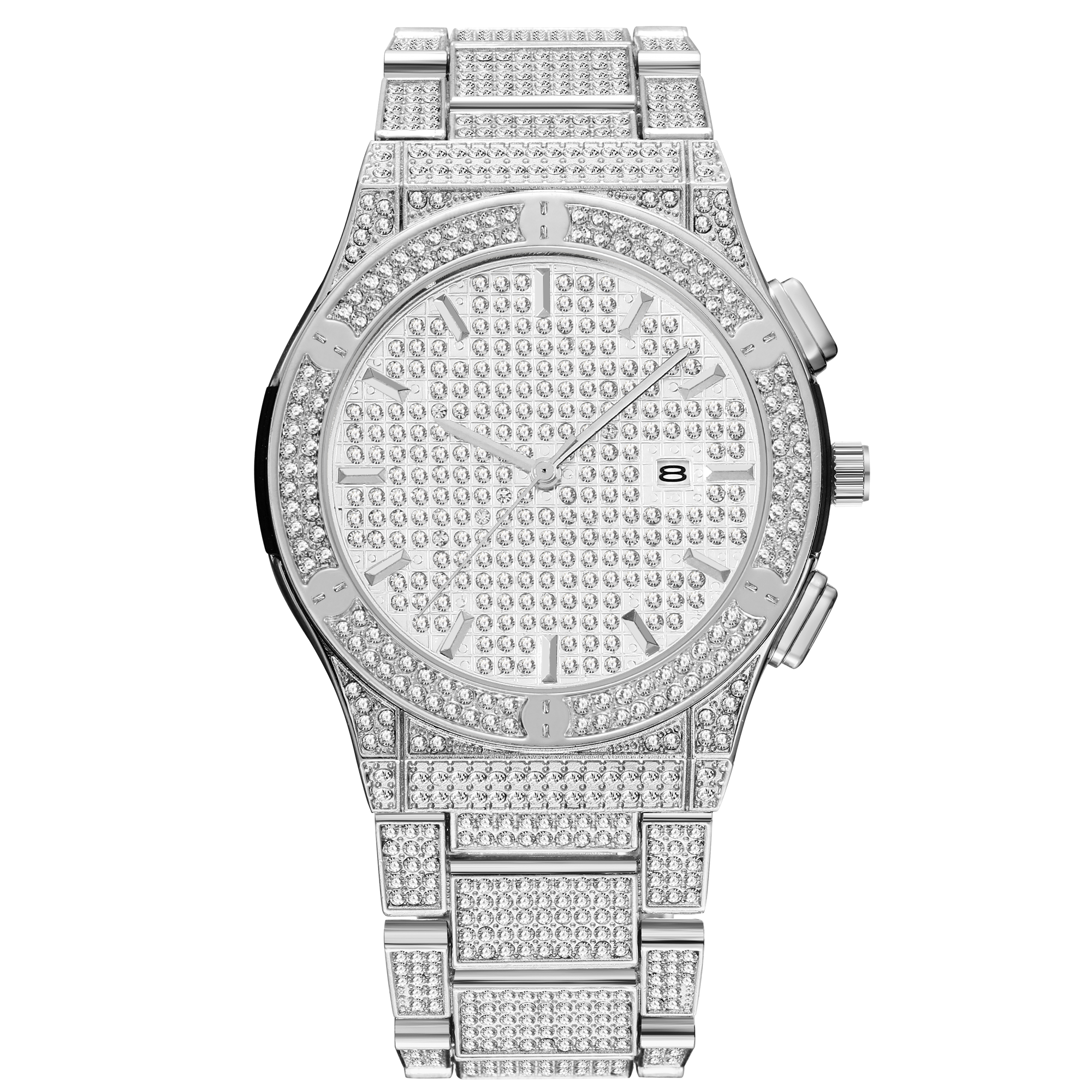 Hip hop ice watch