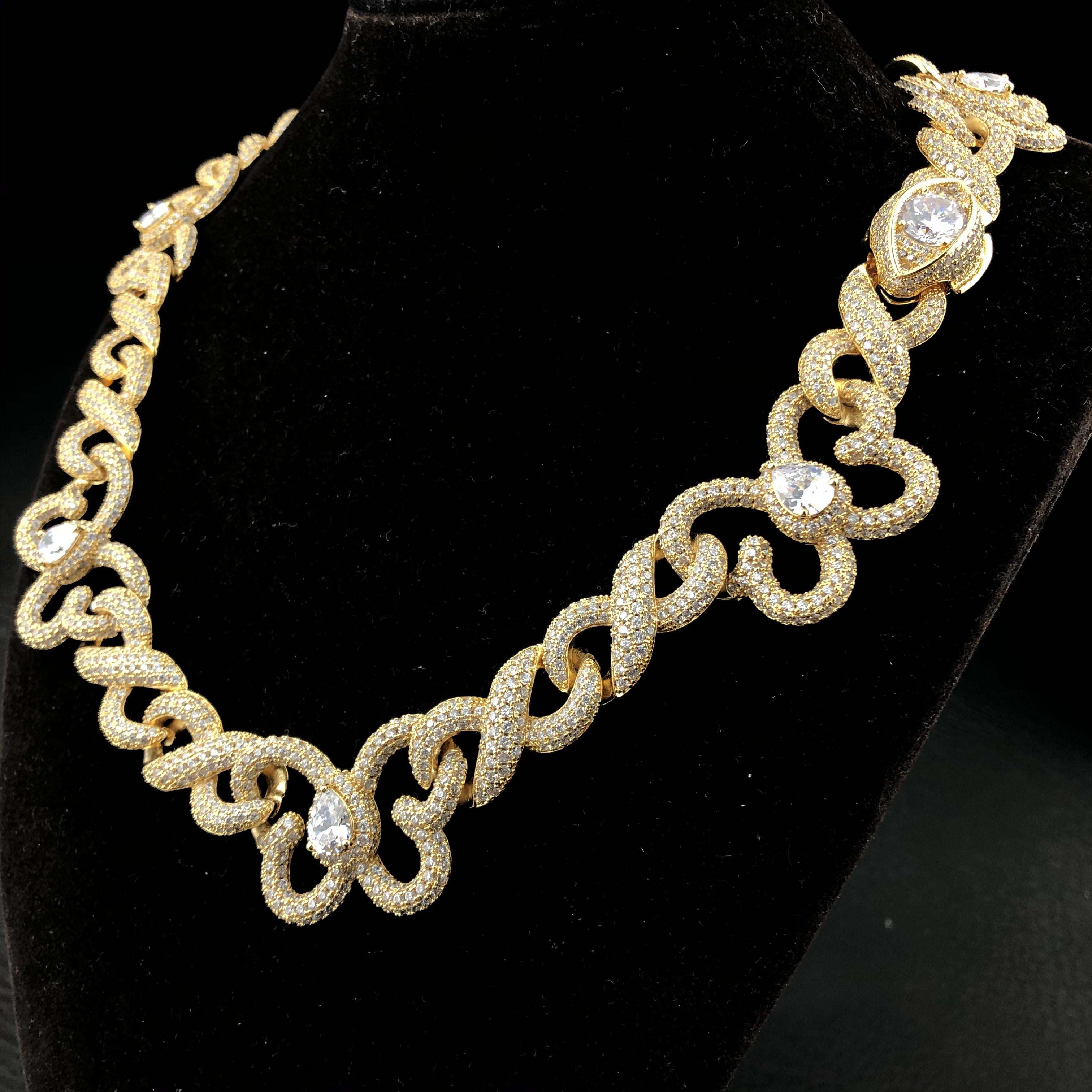 15mm Infinity butterfly Diamond Chain