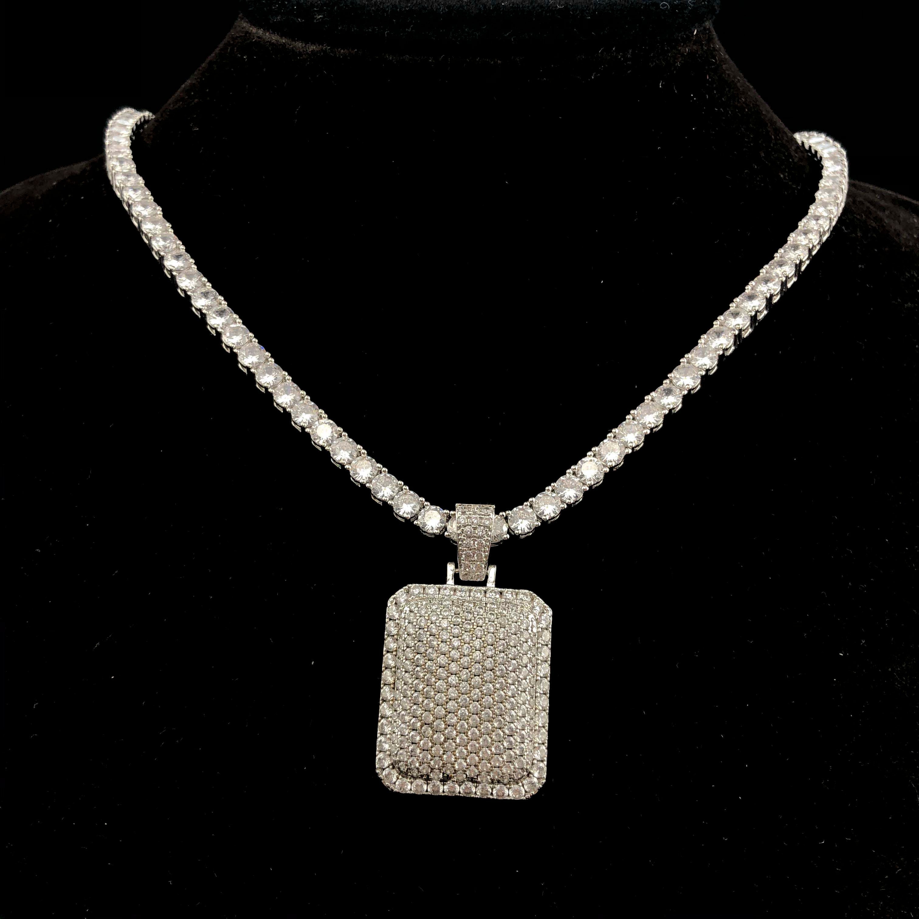 Iced cube pendant