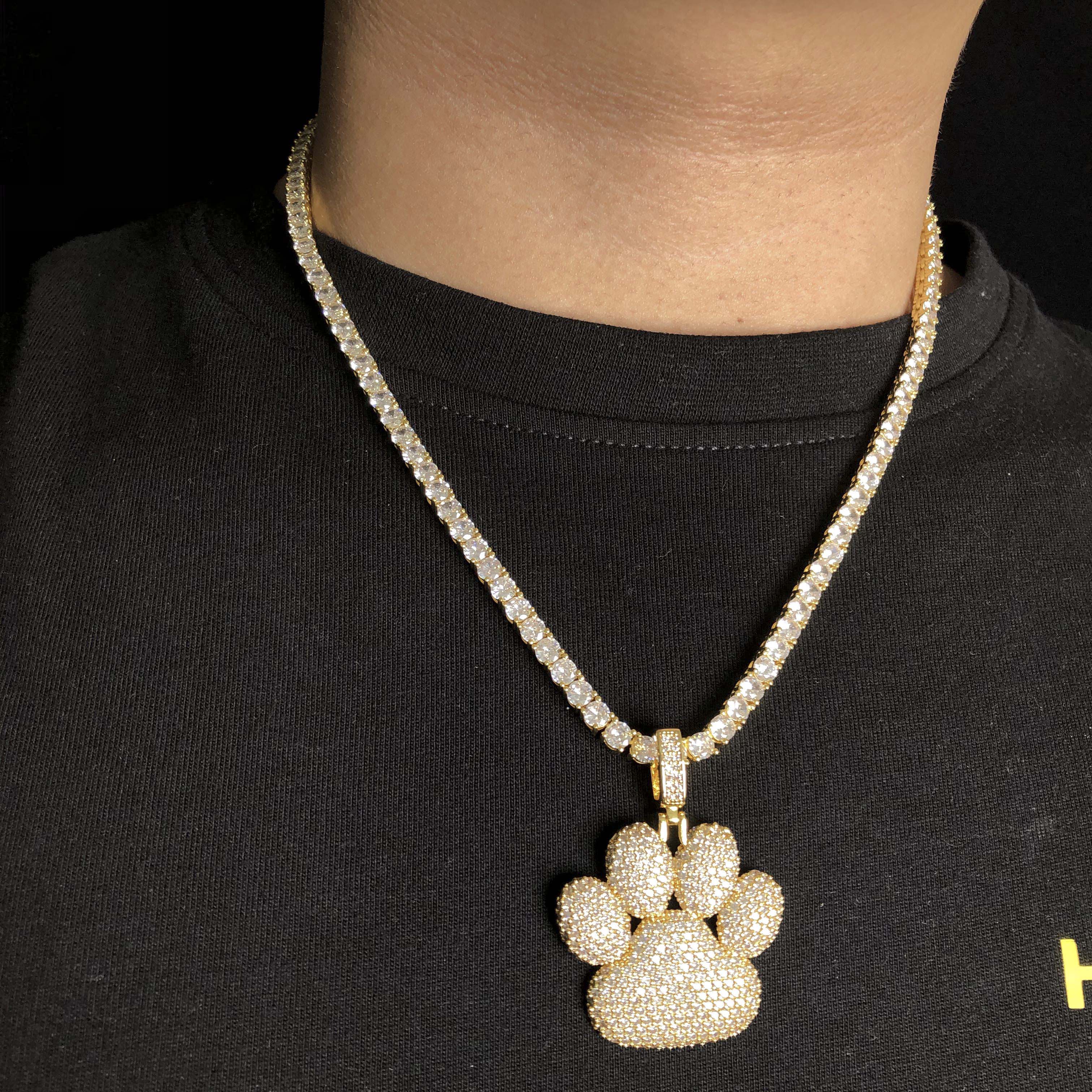 Panda feet Pendant