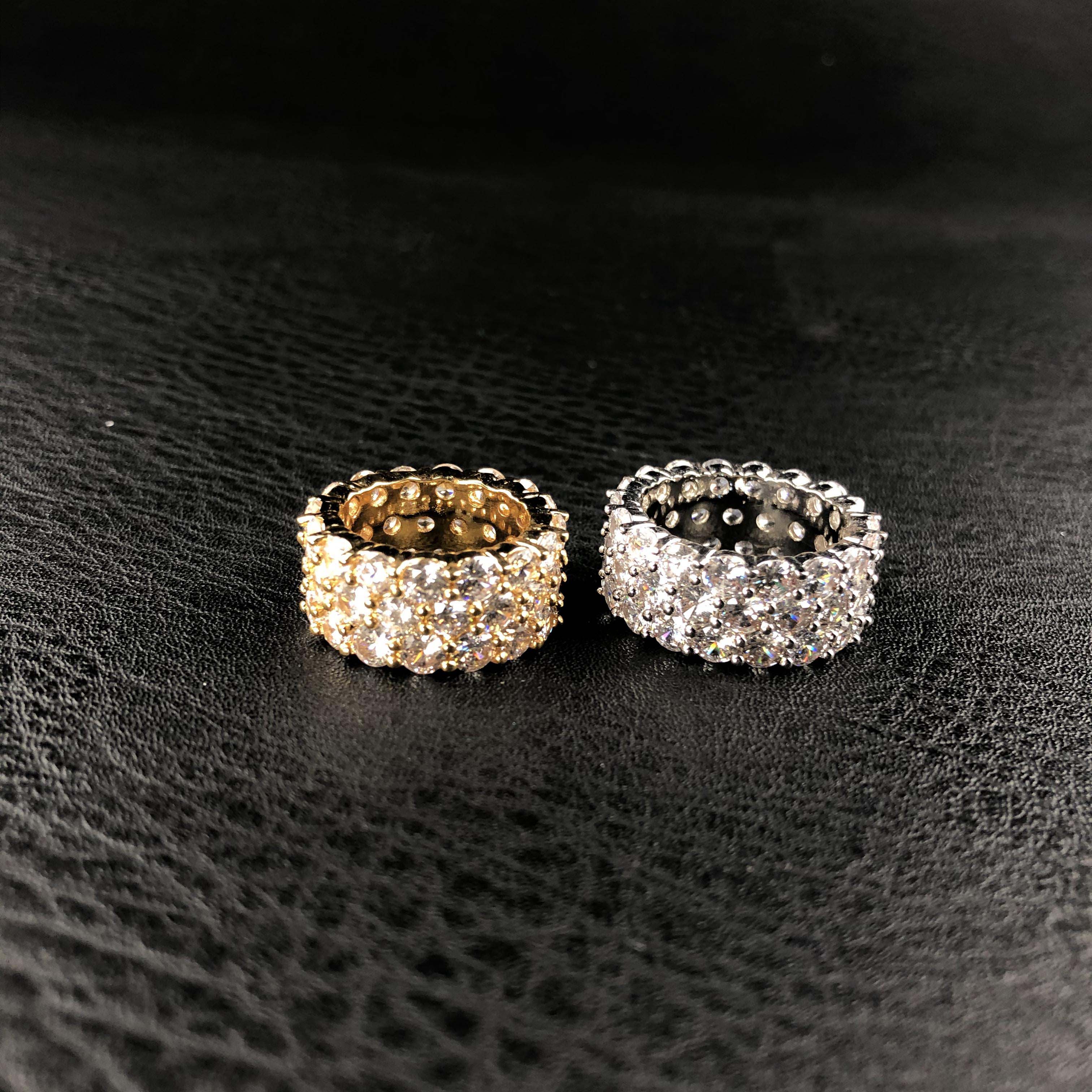 3 Row Eternity Ring