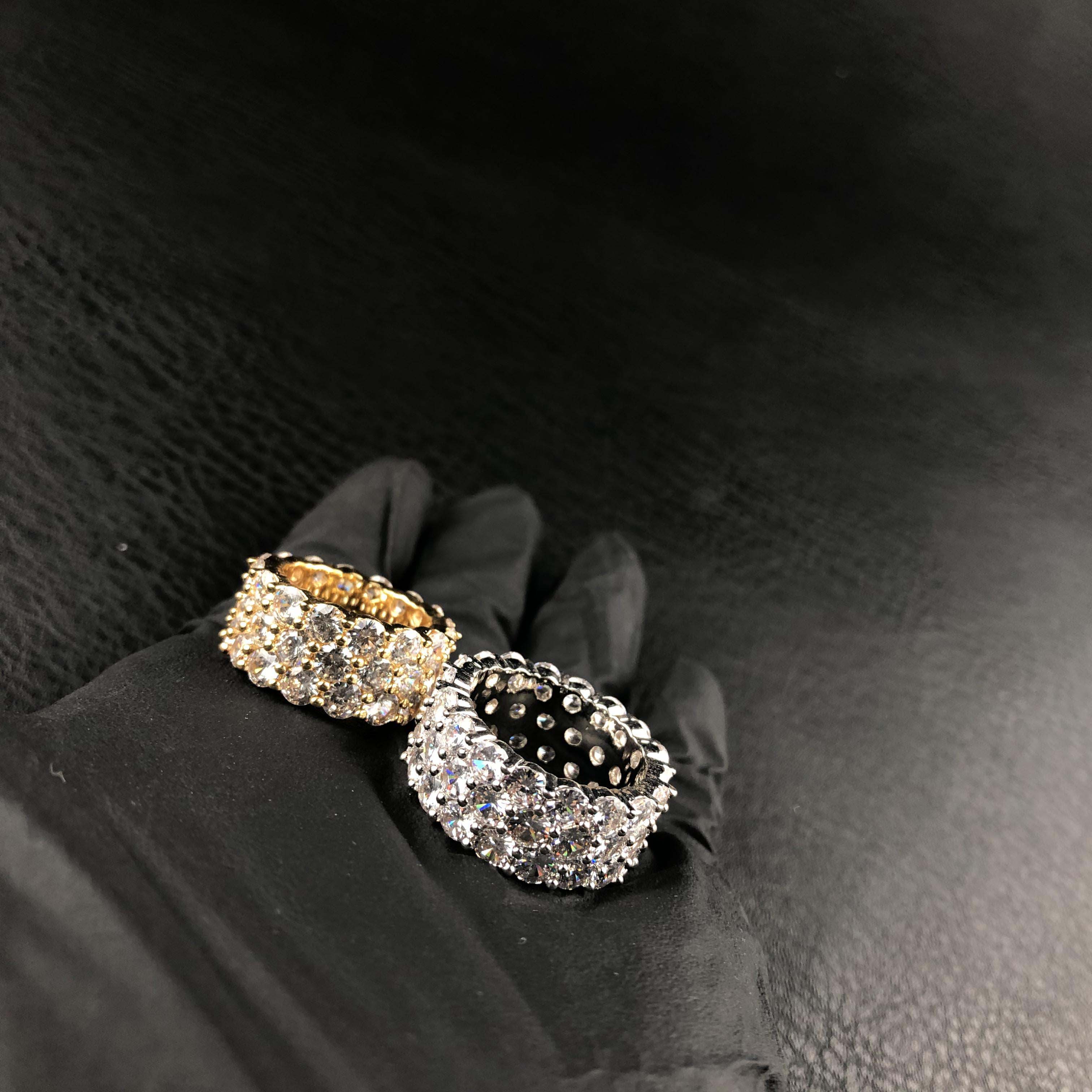 3 Row Eternity Ring