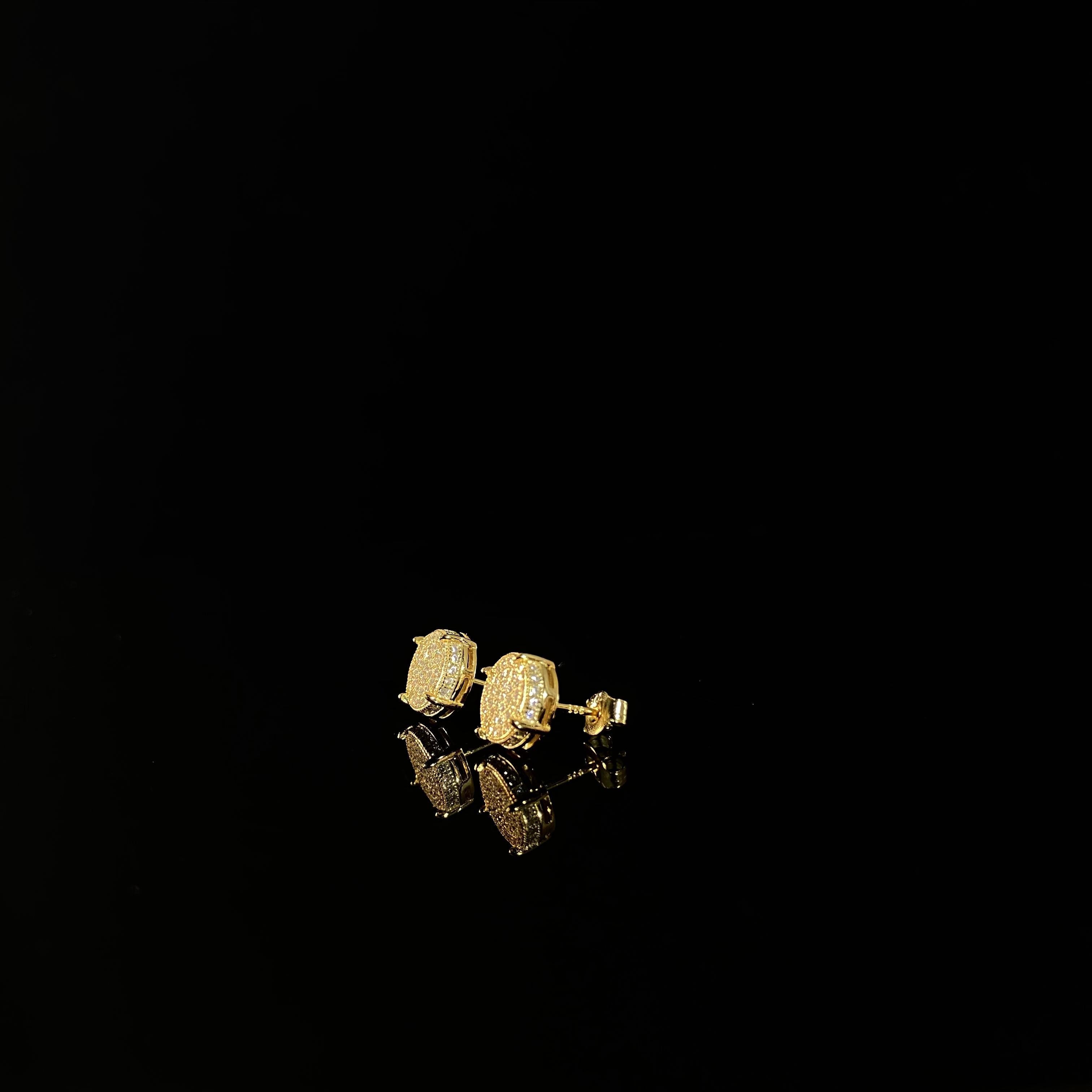 925 Silver Round Thread Earrings - pair