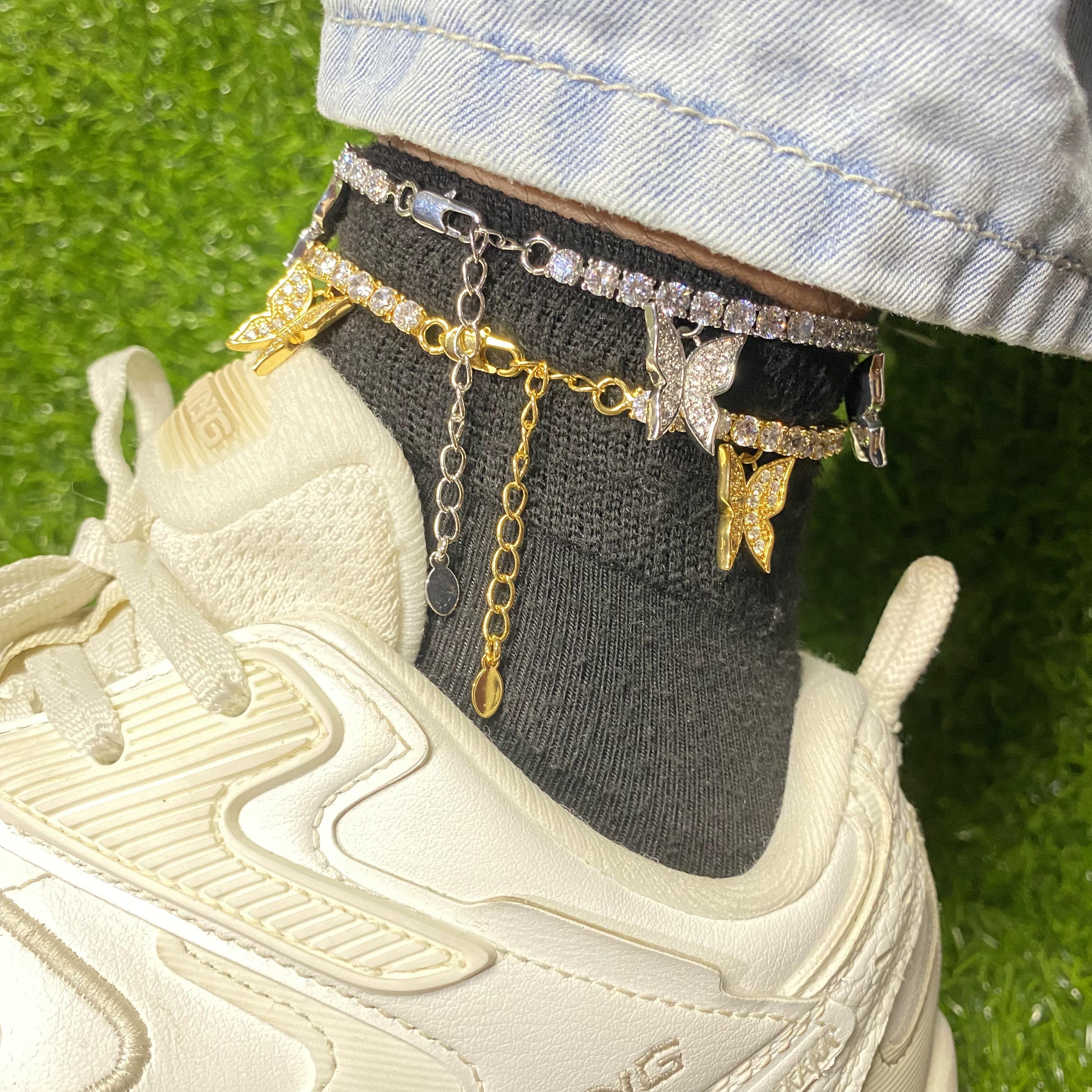 Butterfly Anklet Women – Stylish Charm for Your Ankles