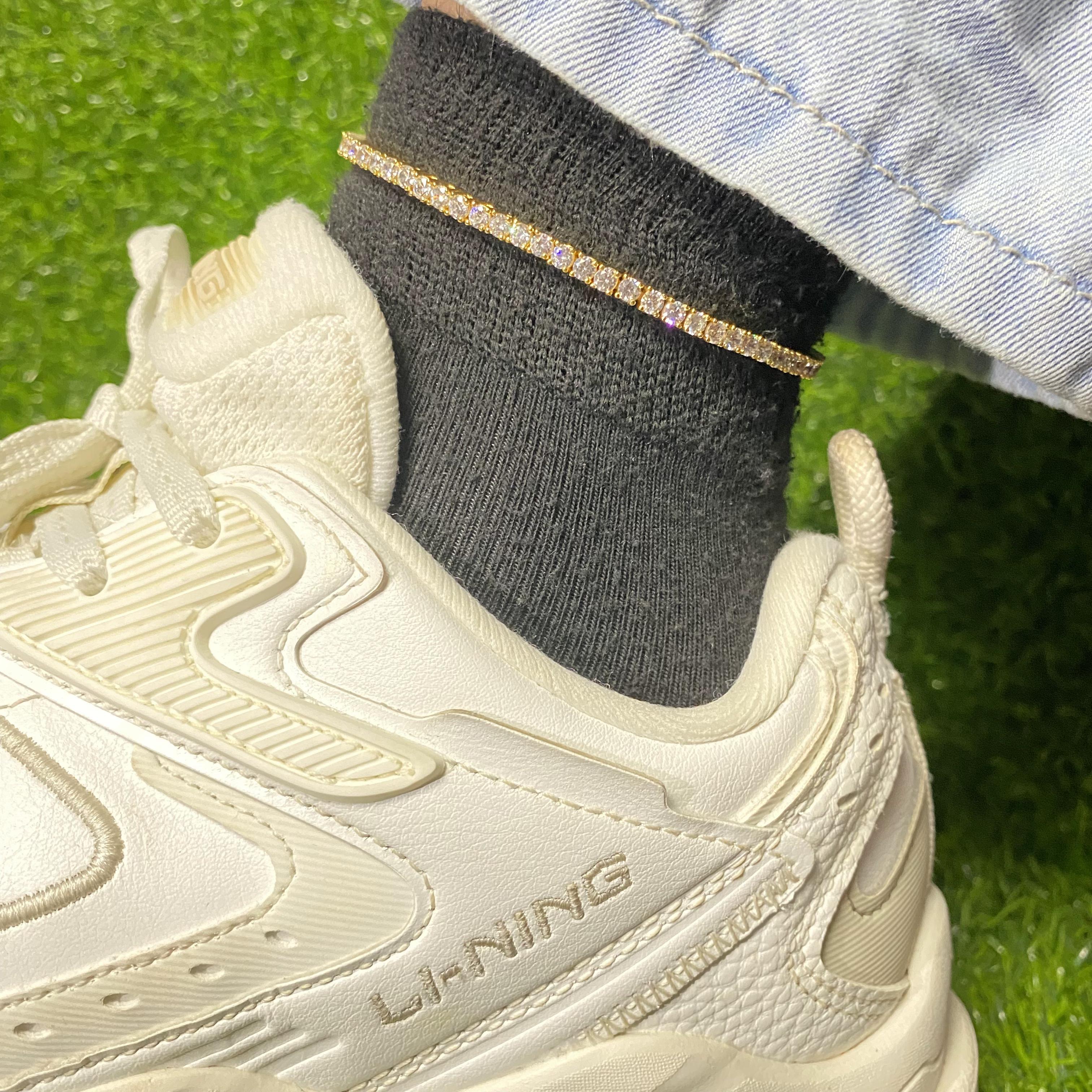 Tennis Anklet Bracelet – Dazzling Sparkle for Your Ankle