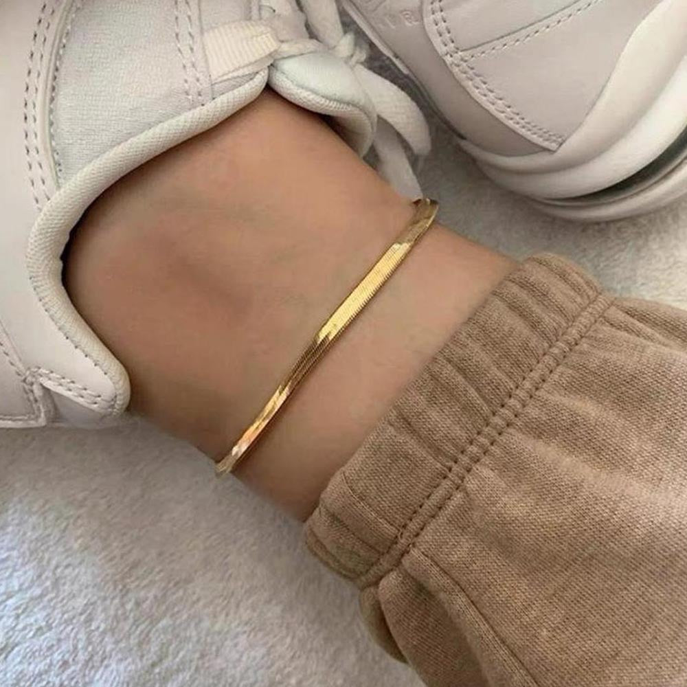 Silver Anklet Chain 4 mm Mio Chain