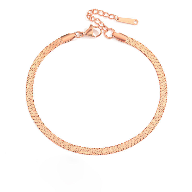 Silver Anklet Chain 4 mm Mio Chain