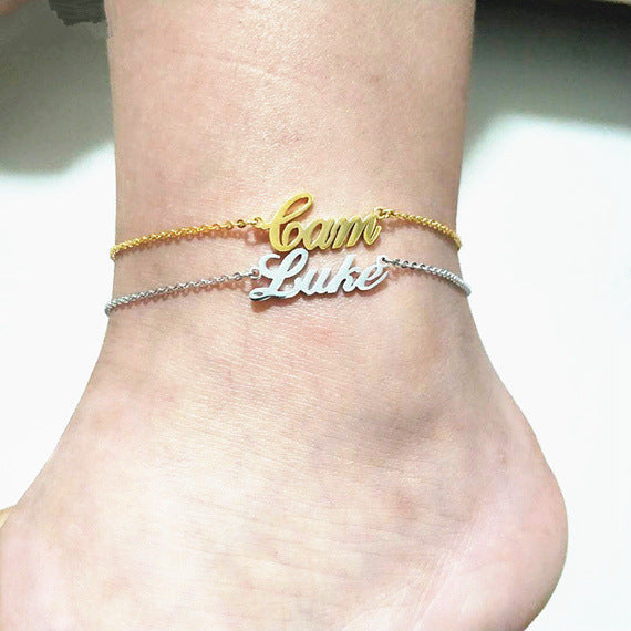 Custom Anklets Europe – Personalized Stylish Anklet Chains