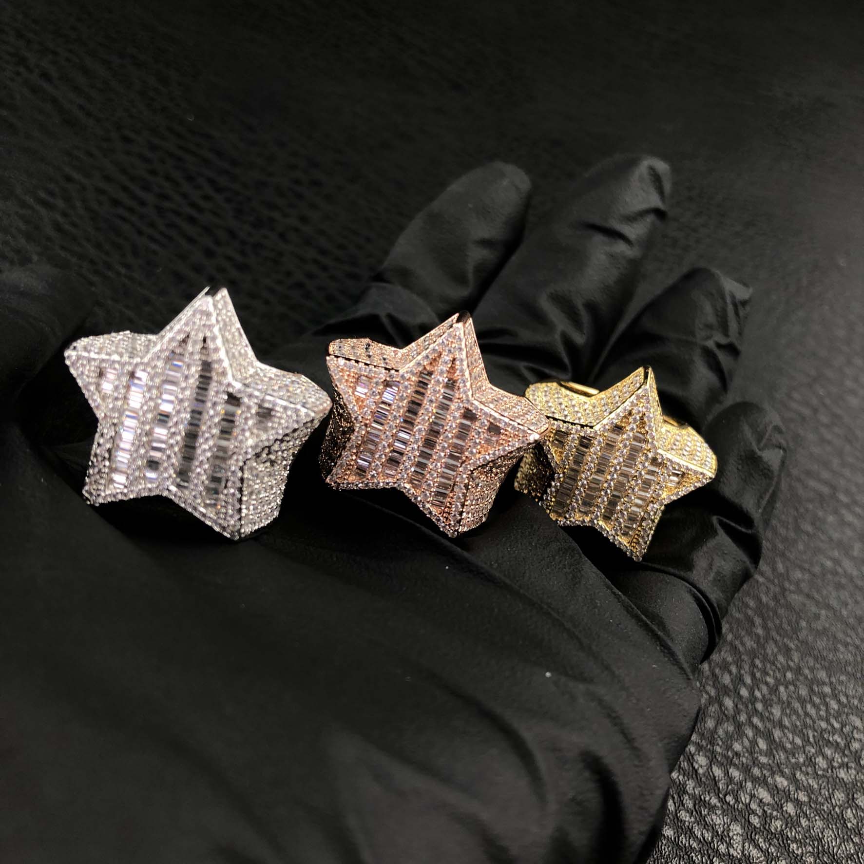 Baguette Star ring