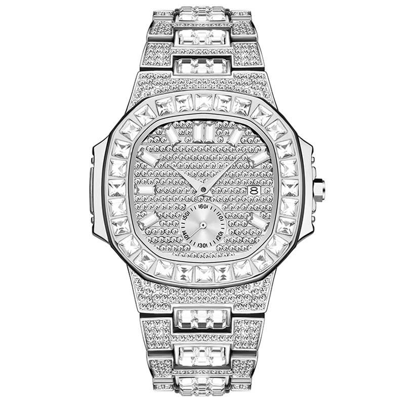 Hip hop ice watch