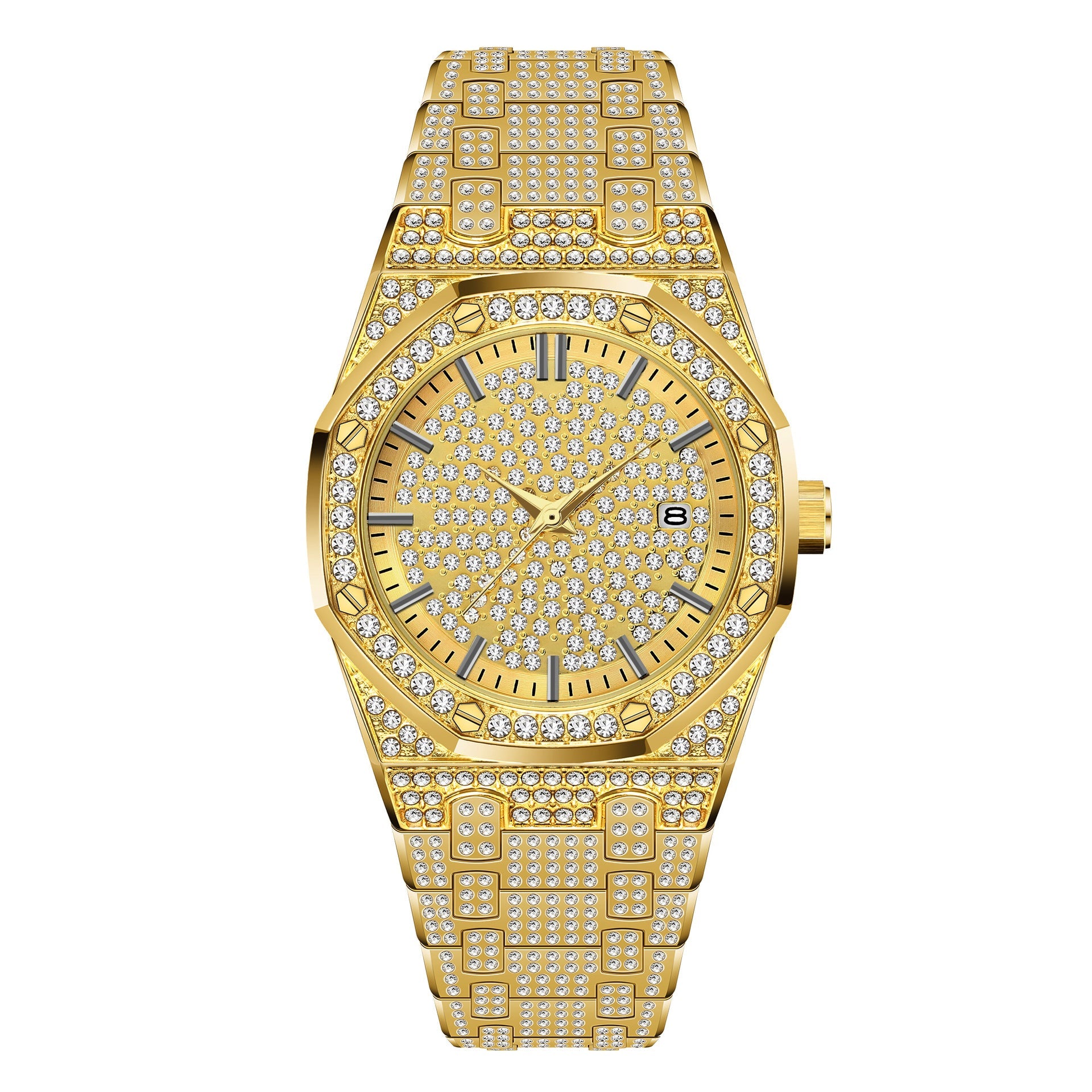 Hip hop ice watch