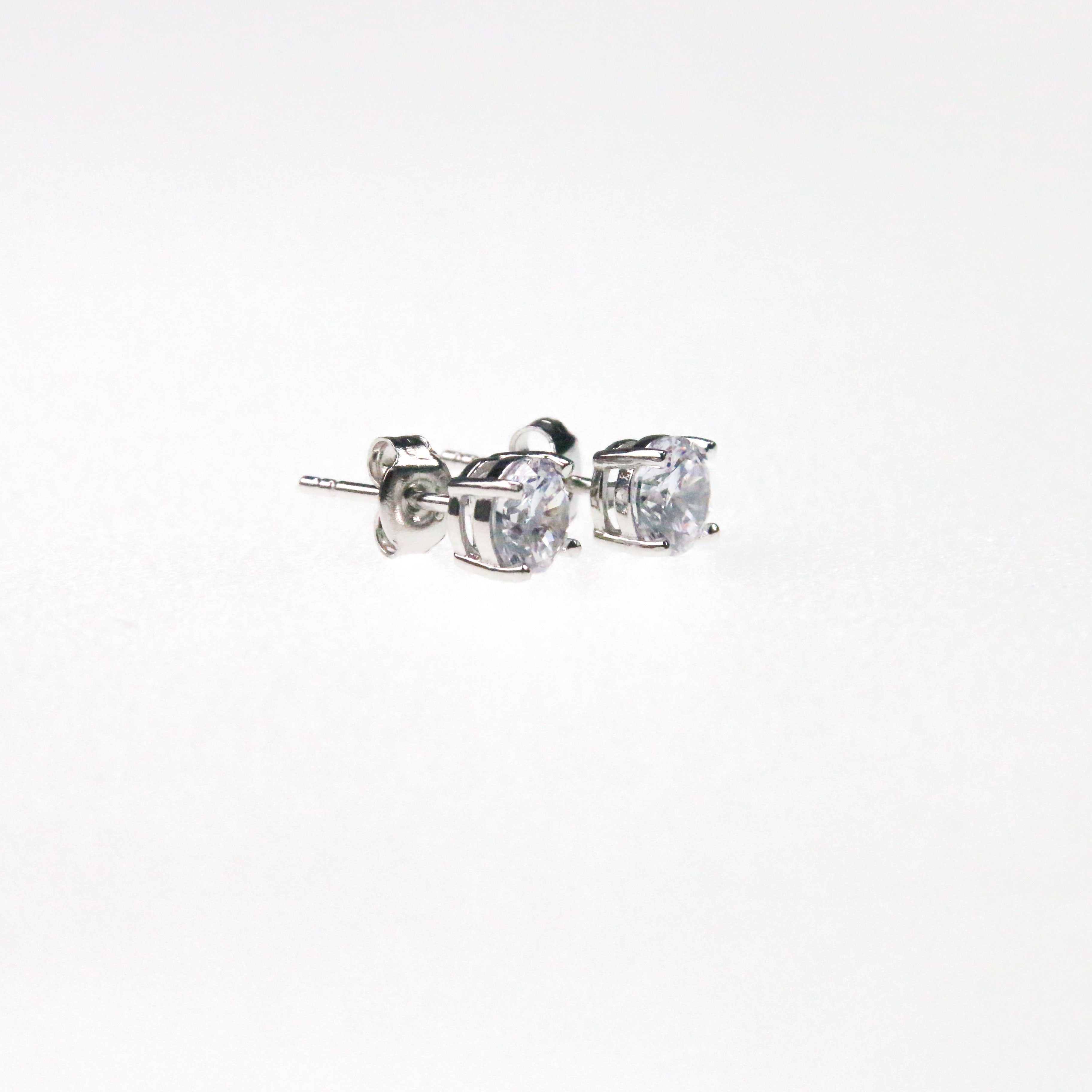 Round Earrings 5   6   7  8mm