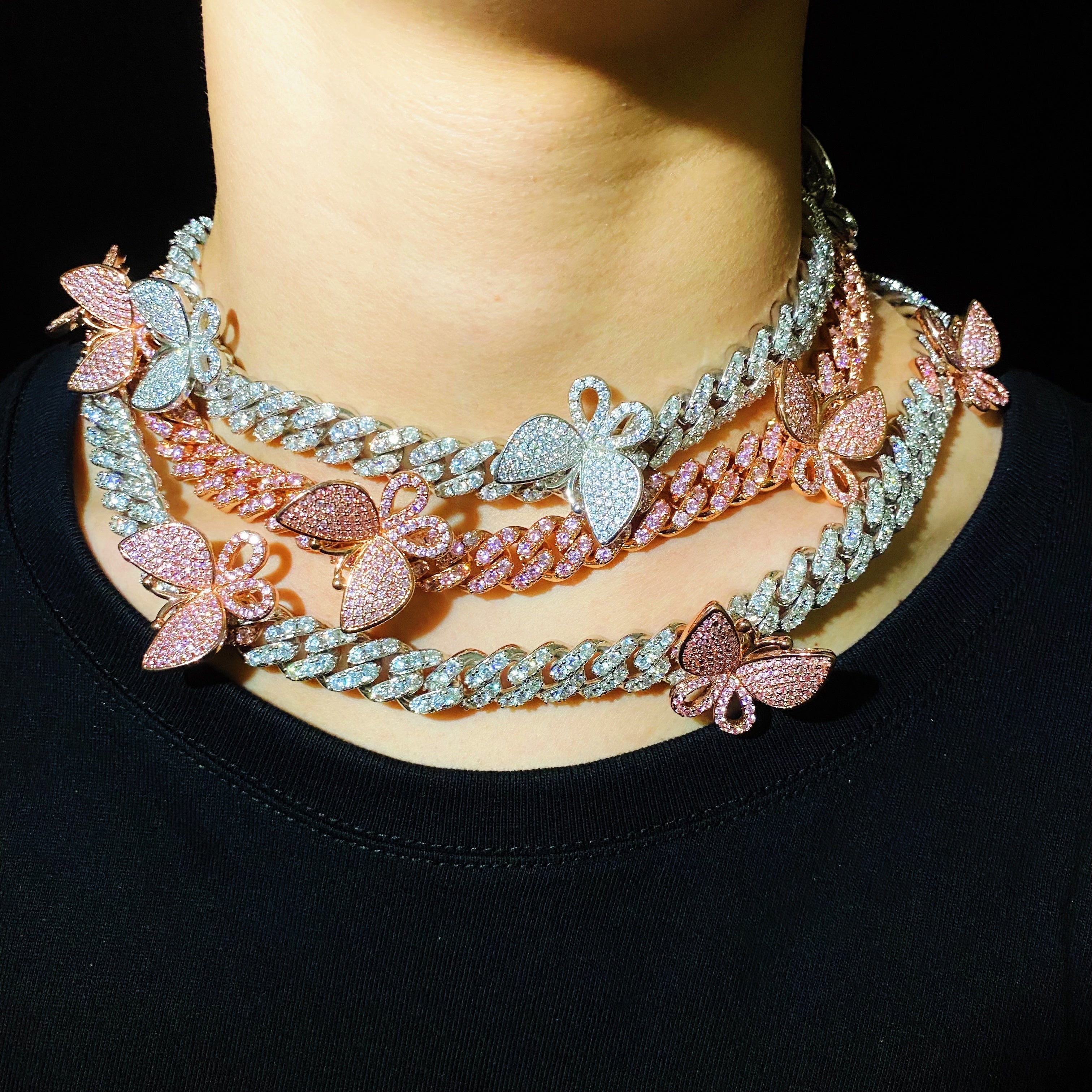 12mm butterfly cuban chain