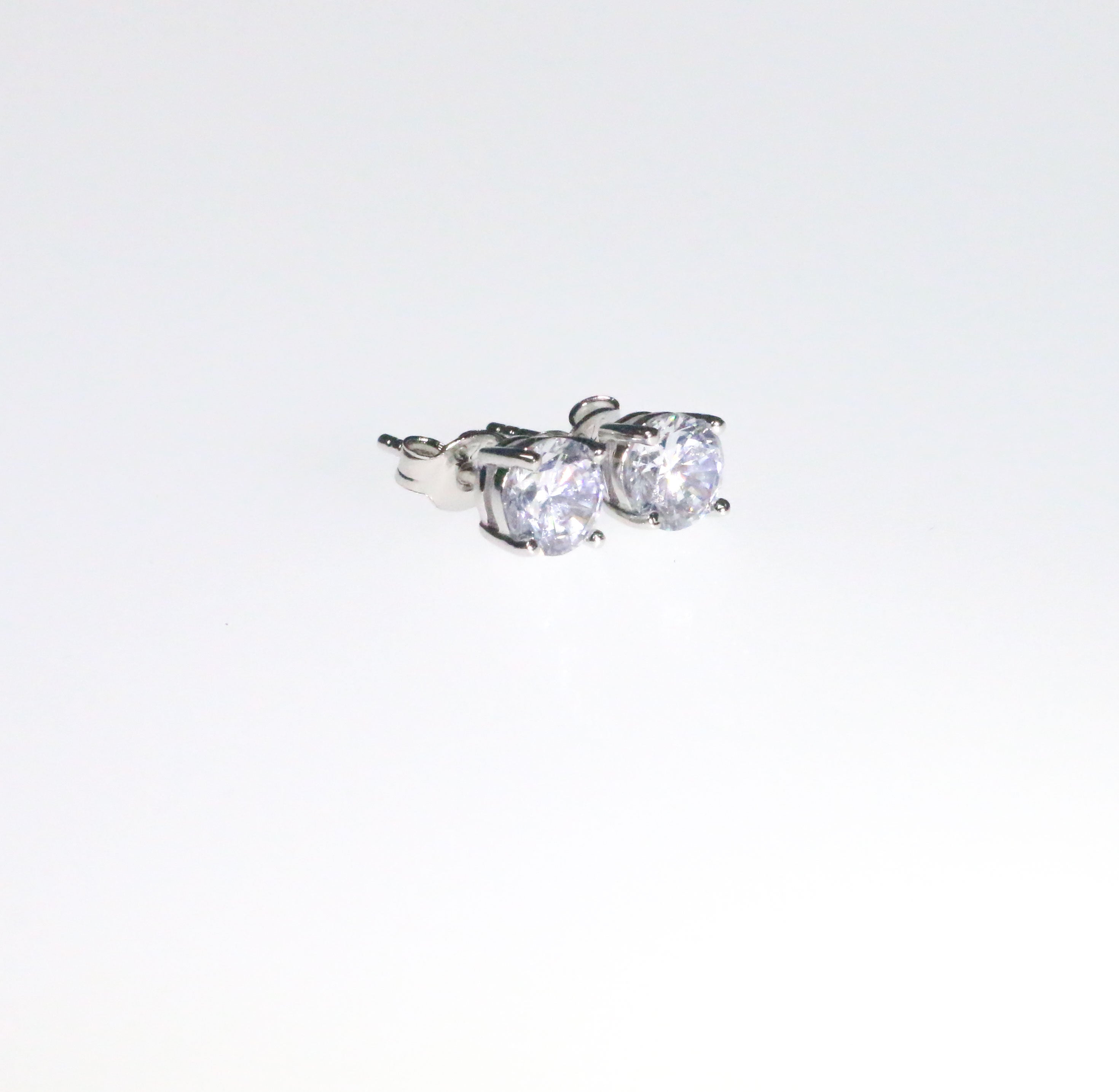 Round Earrings 5   6   7  8mm