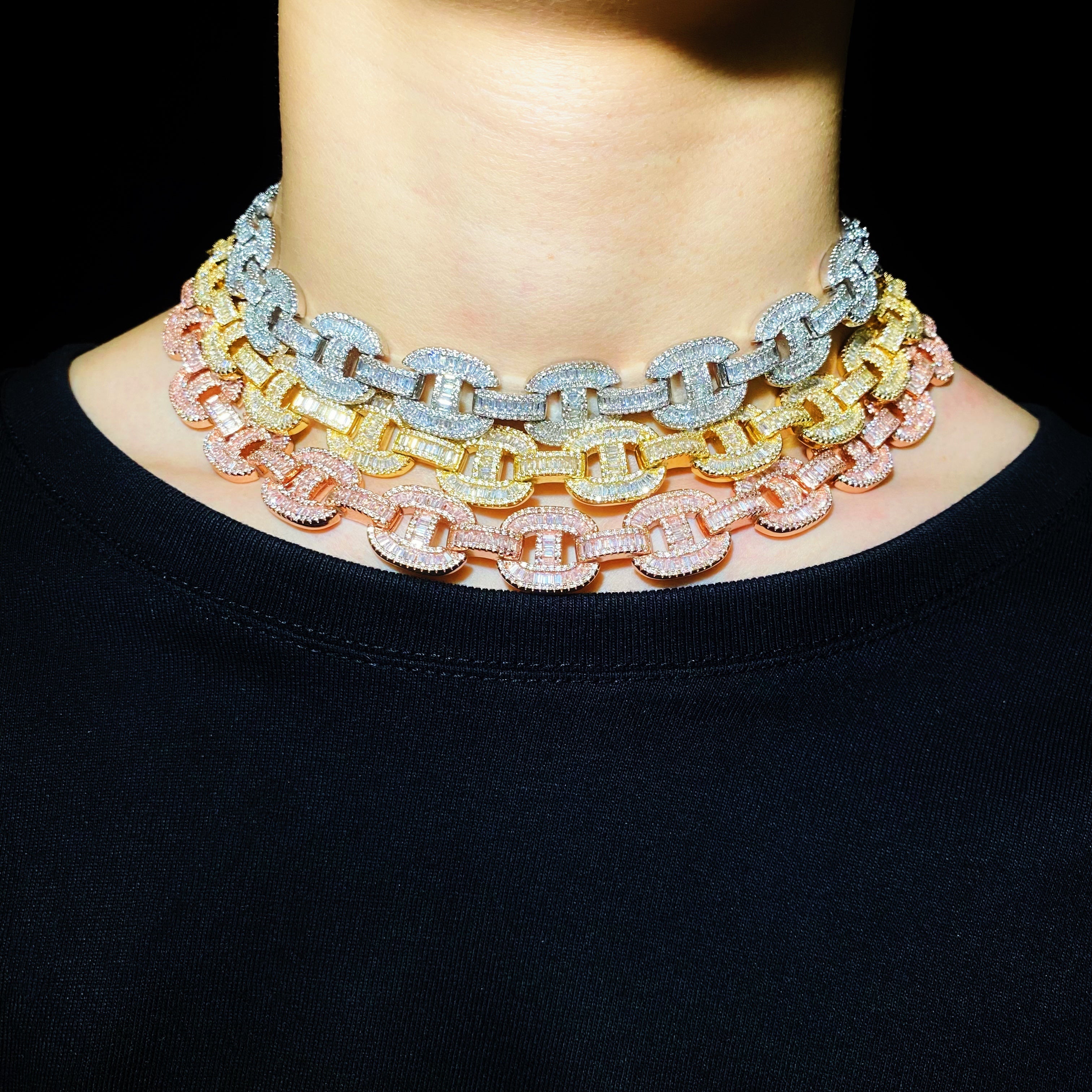 15mm Baguette Mariner Chain