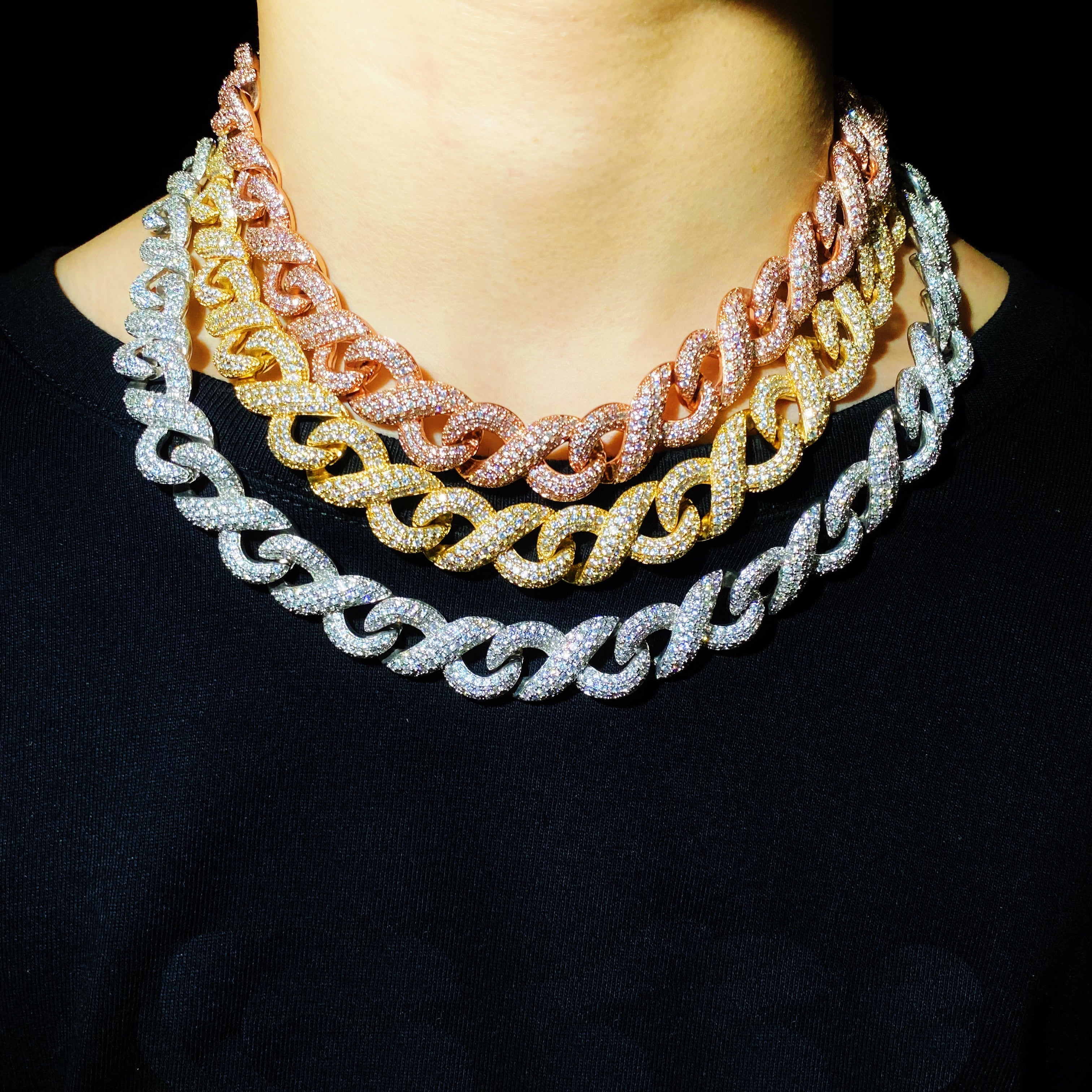 15mm Infinity Diamond Chain