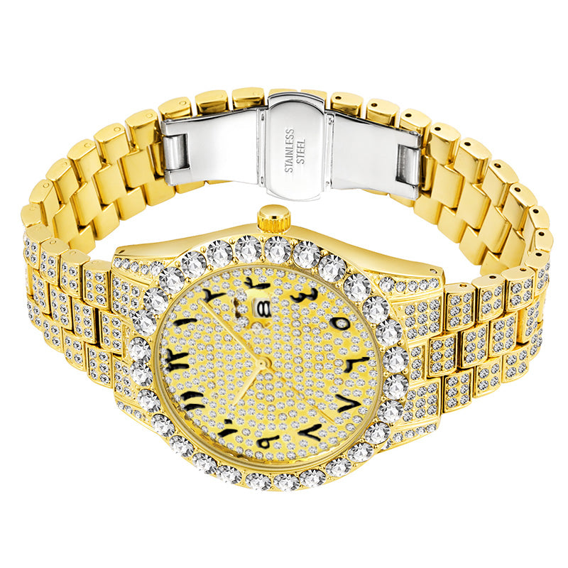 Hip hop ice watch