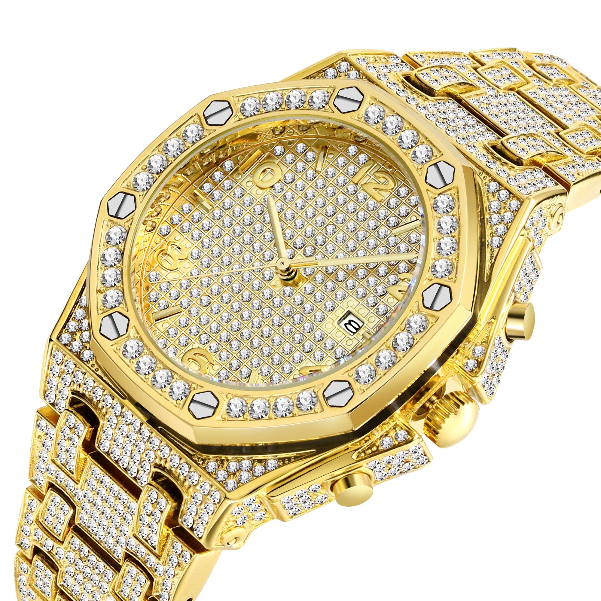 Hip hop ice watch