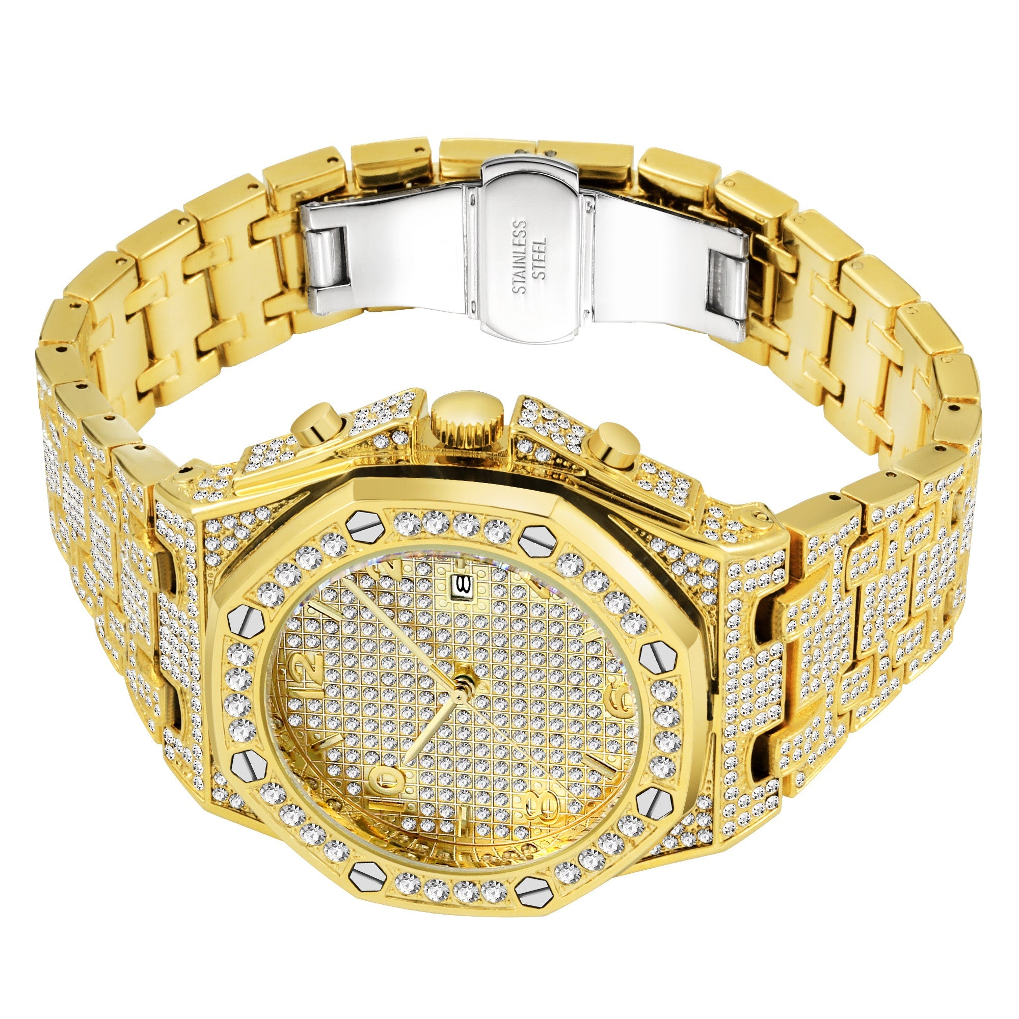 Hip hop ice watch