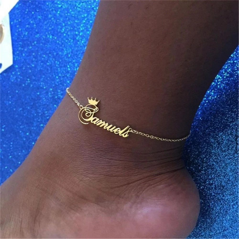 Custom Anklets Europe – Personalized Stylish Anklet Chains