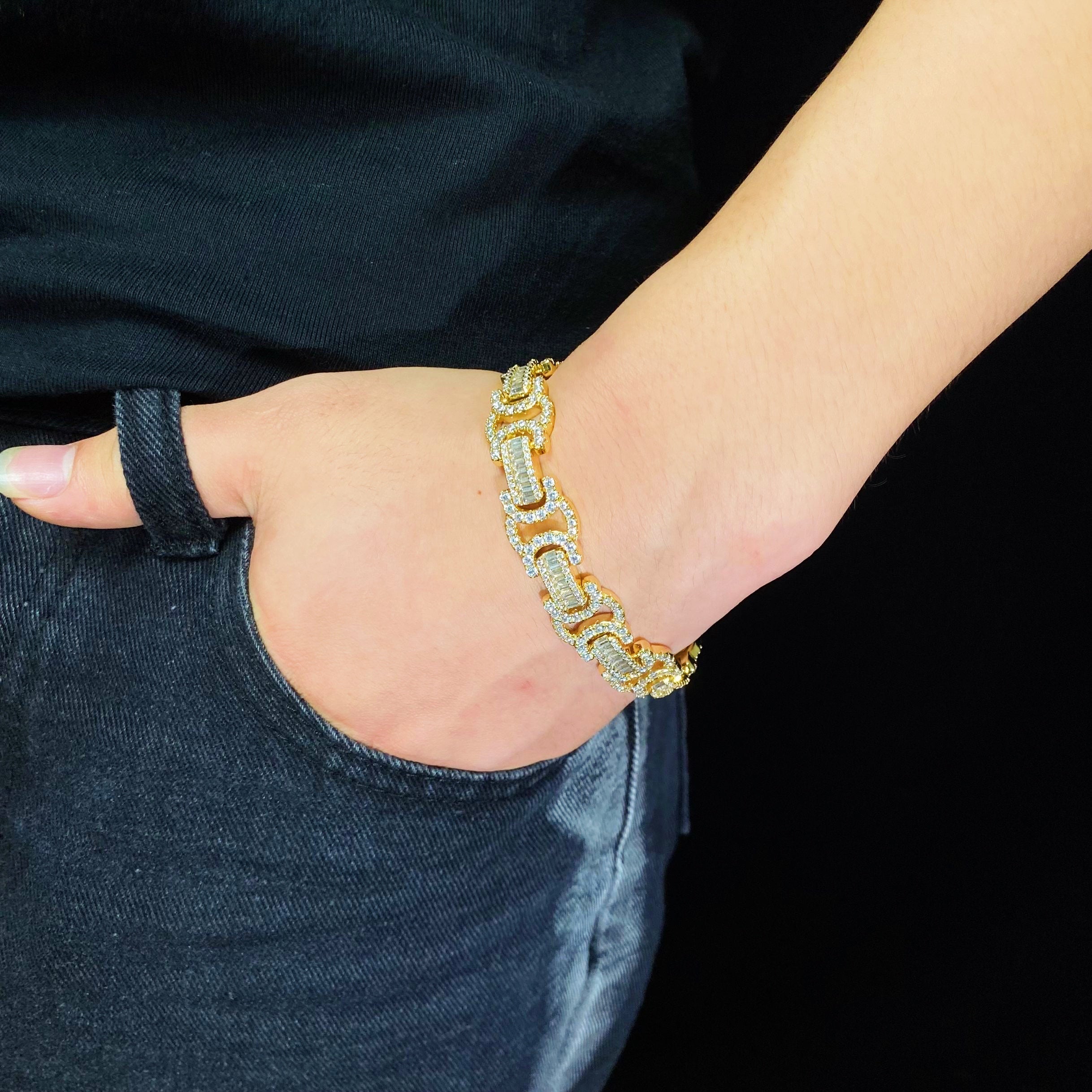 Diamond Byzantine Bracelet