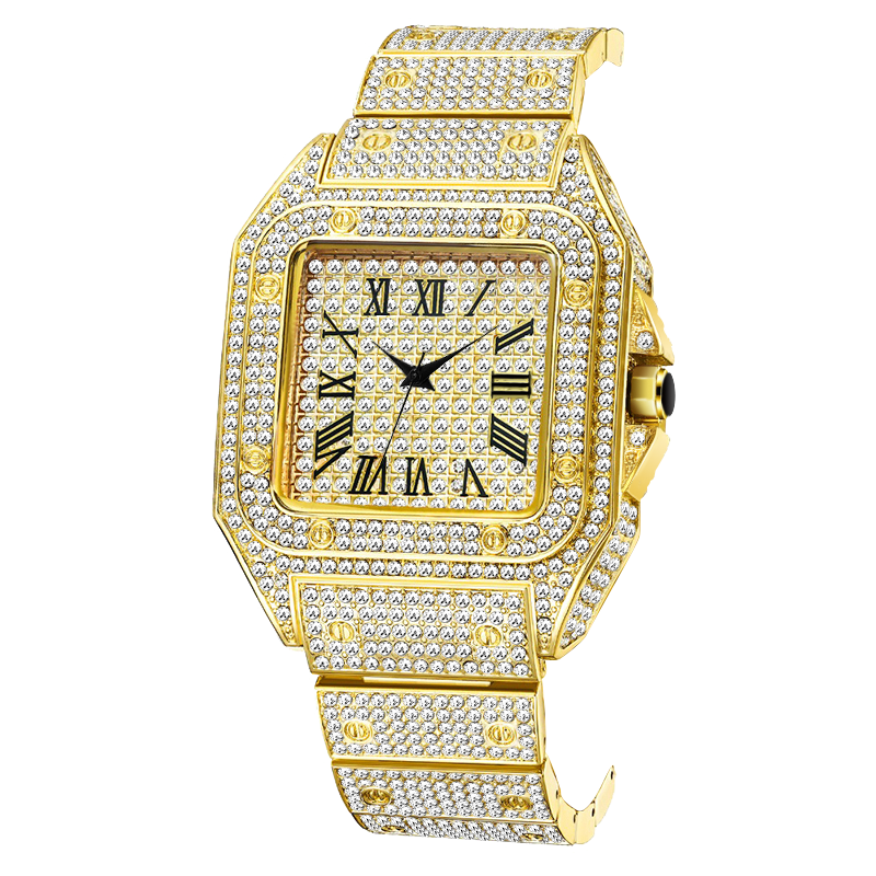 Hip hop ice watch