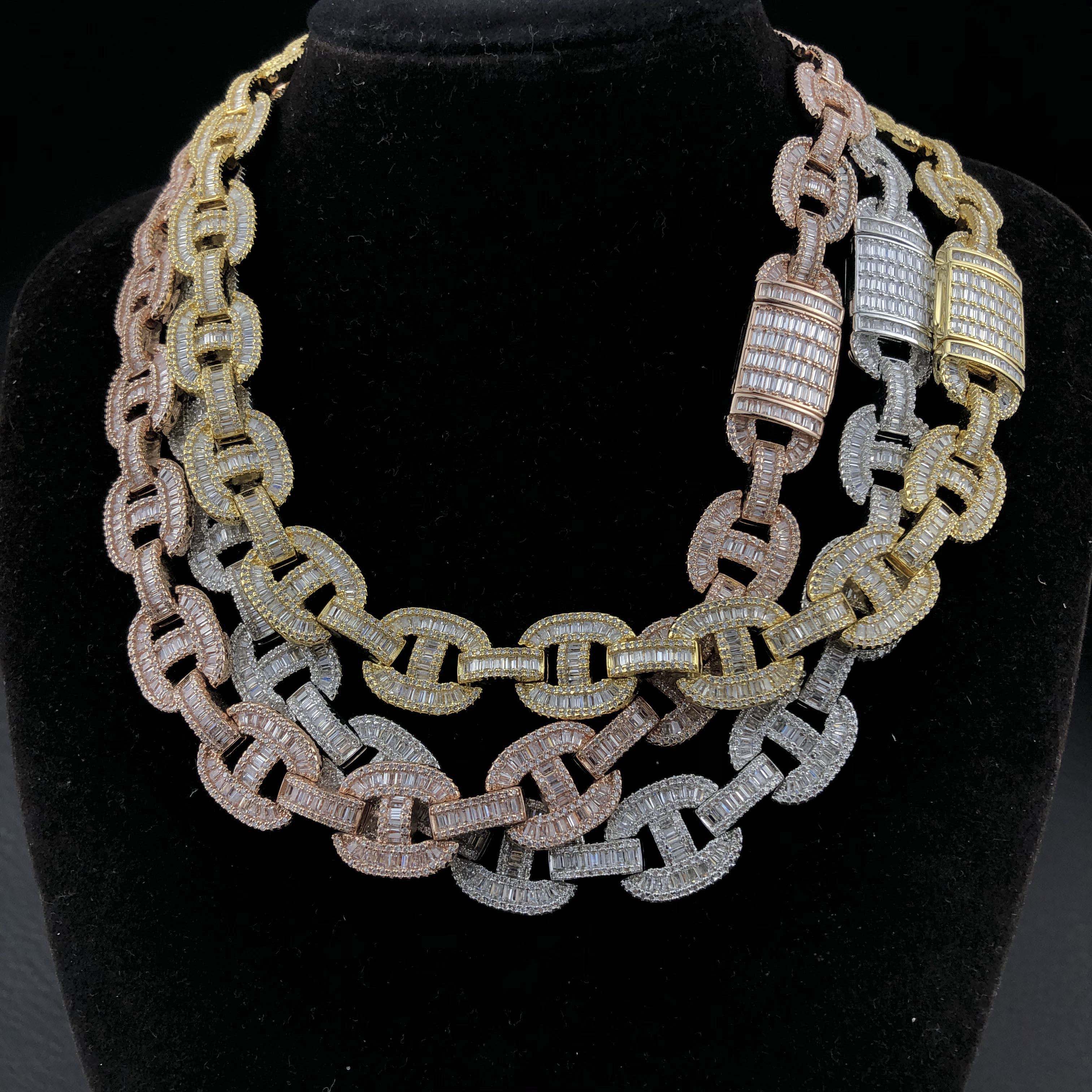 15mm Baguette Mariner Chain