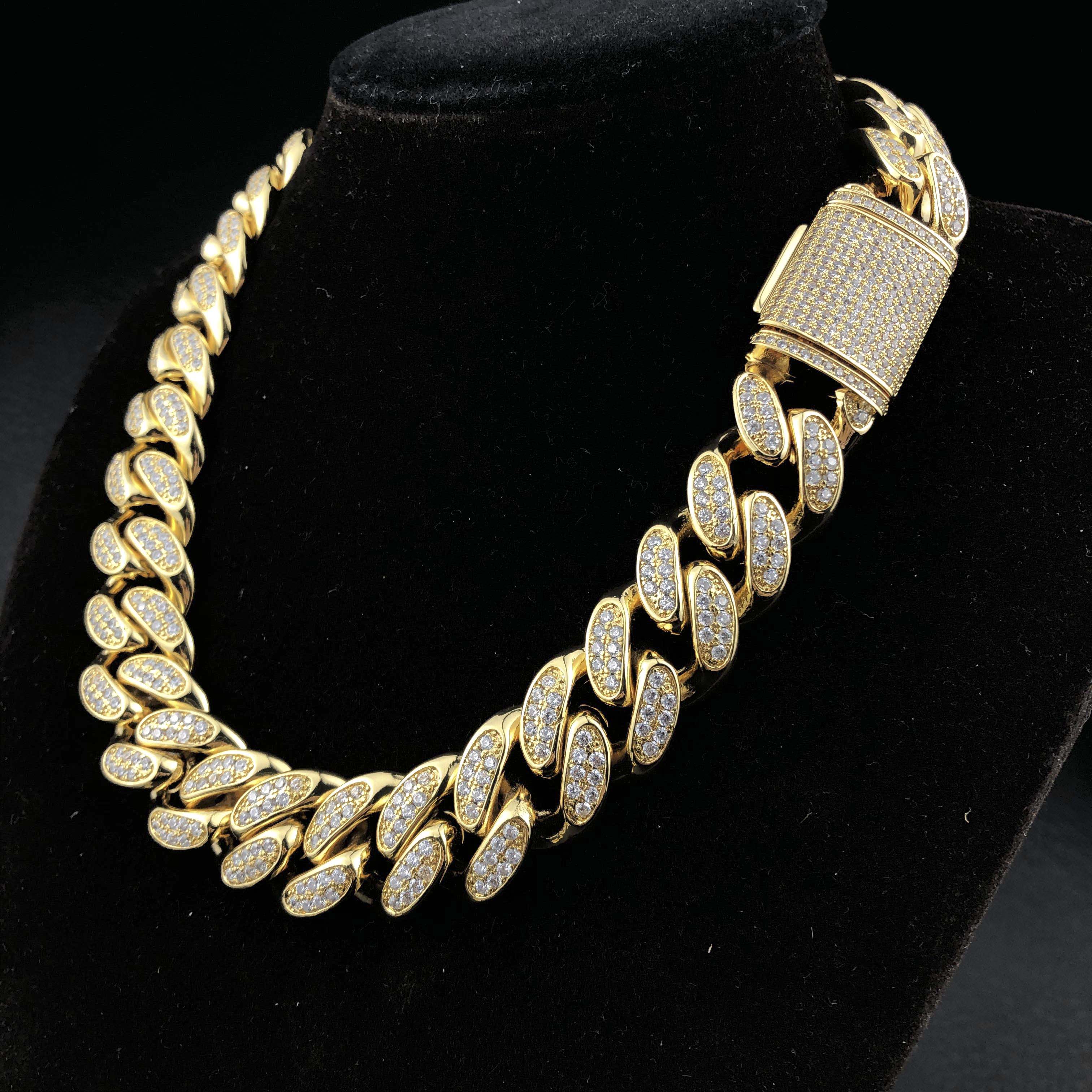 19mm Diamond Cuban Chain