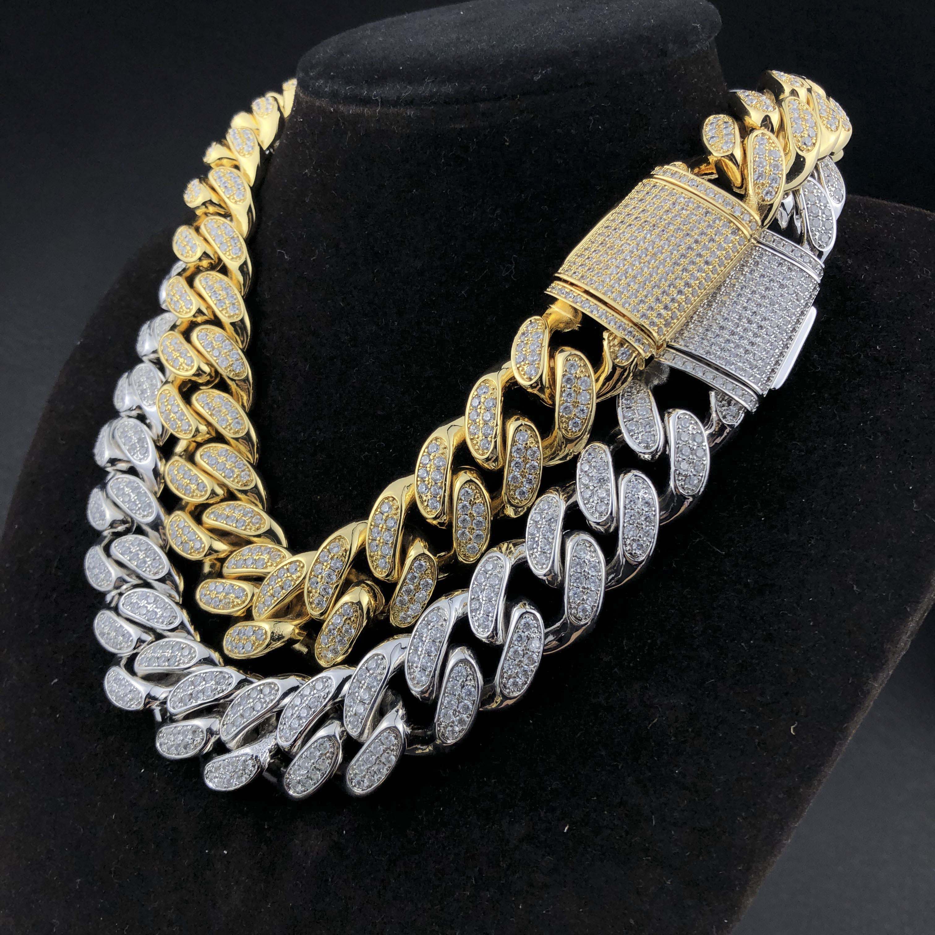 19mm Diamond Cuban Chain