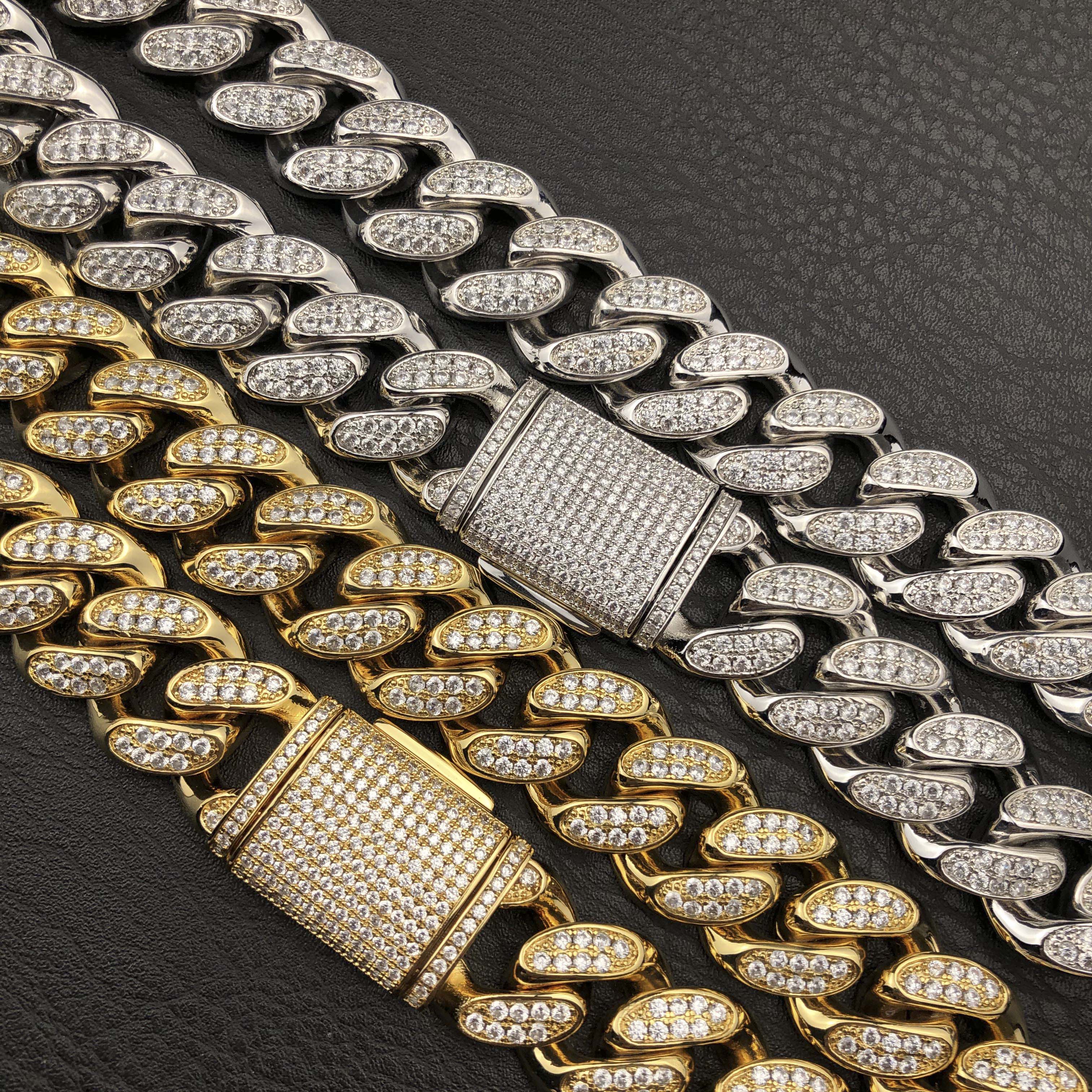 19mm Diamond Cuban Chain