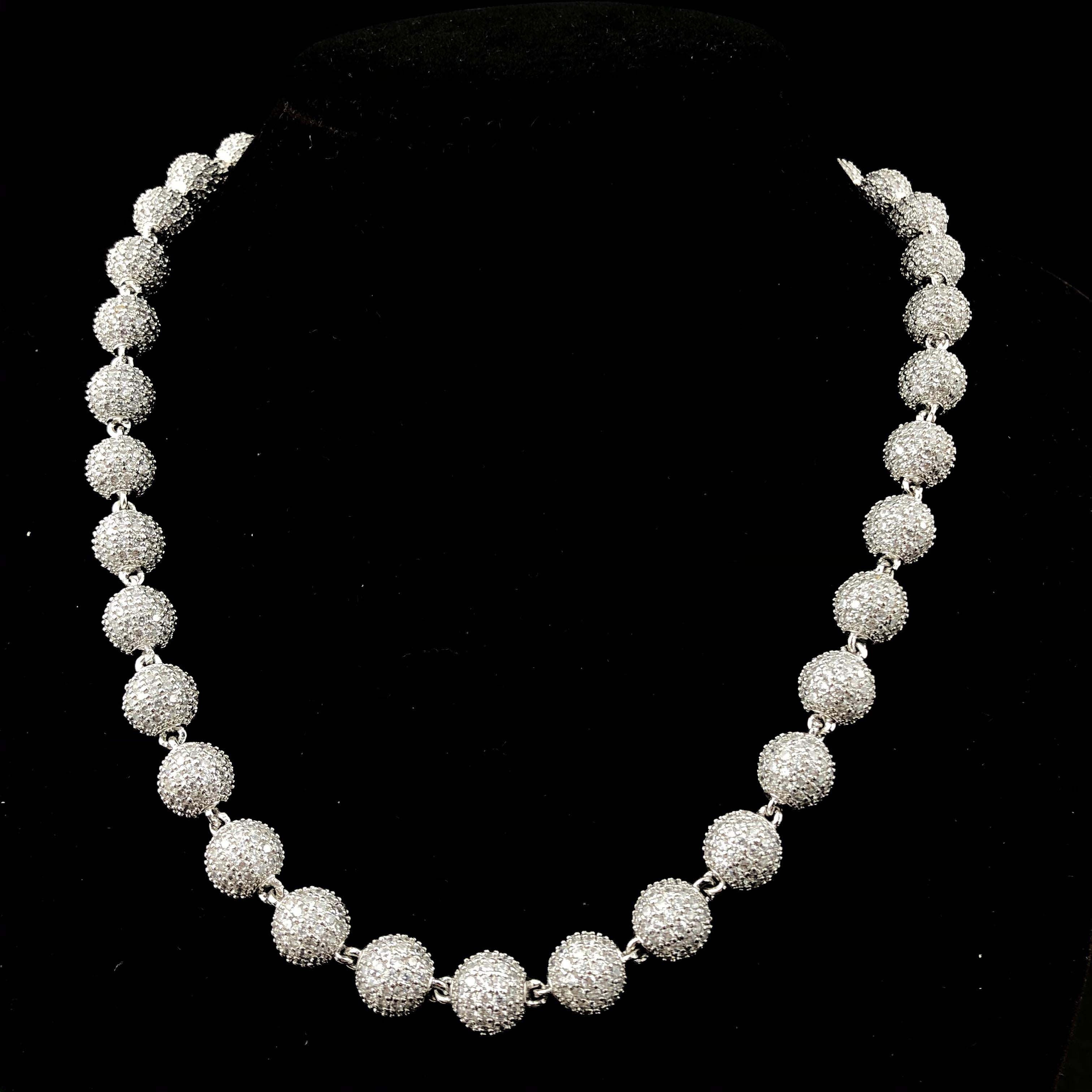 10mm Iced Ball Chain