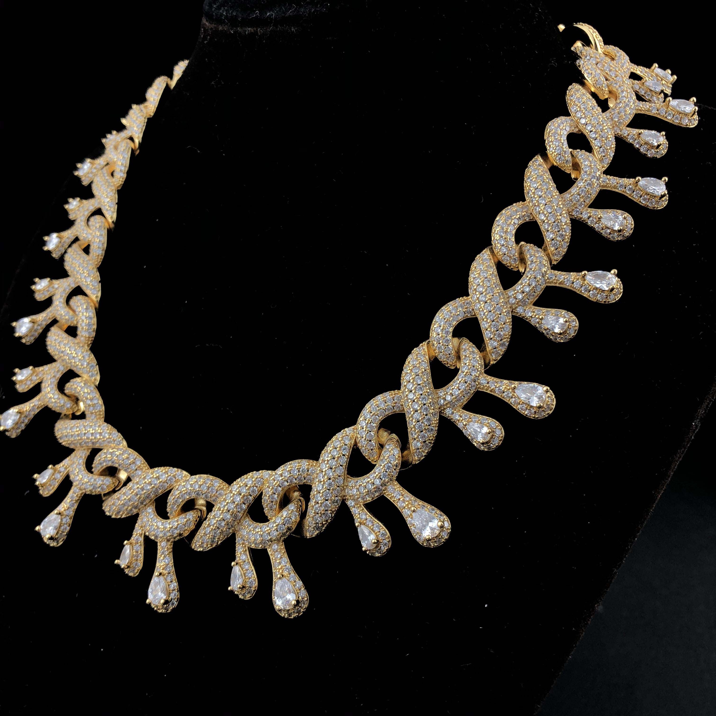 15mm drip Infinity Diamond Chain