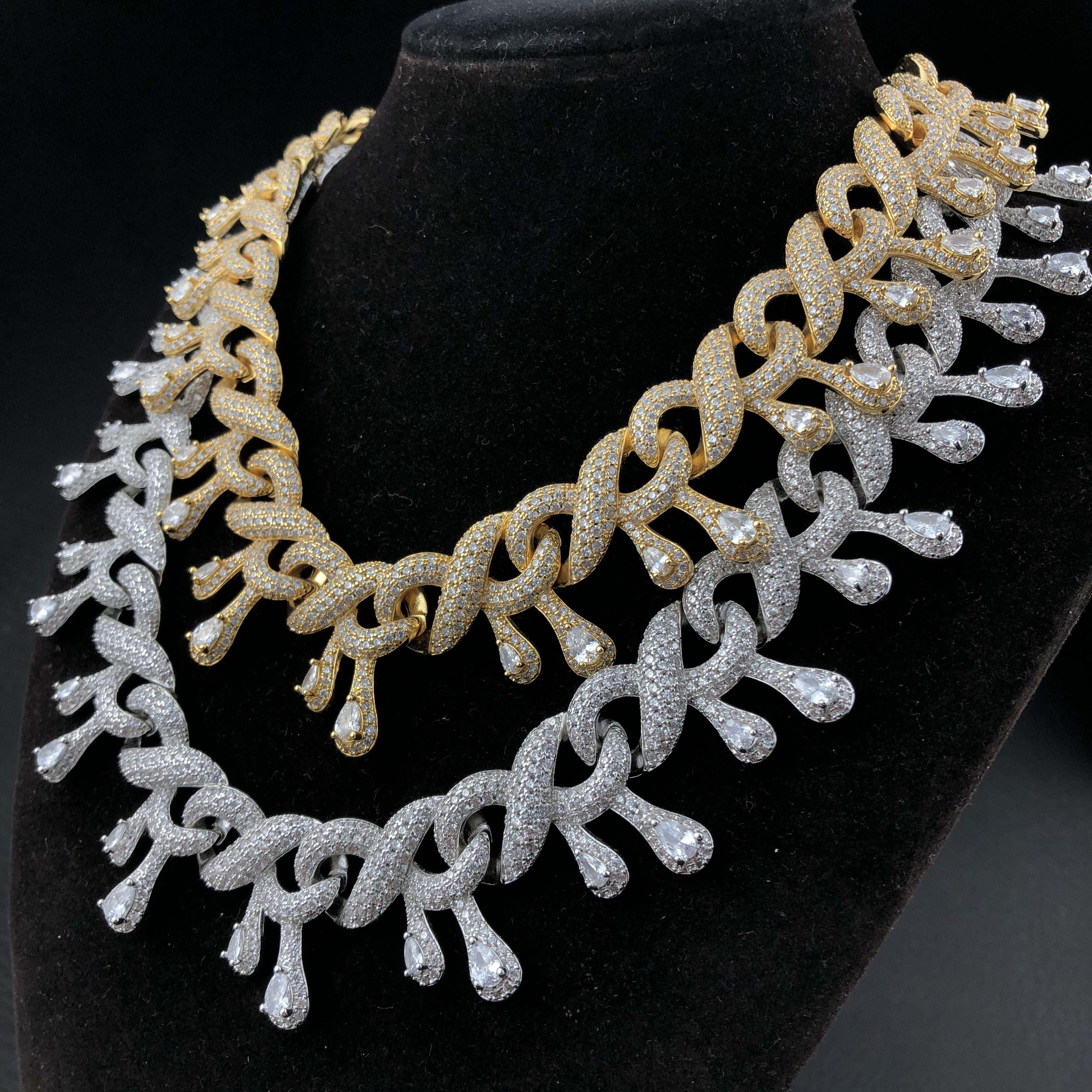 15mm drip Infinity Diamond Chain