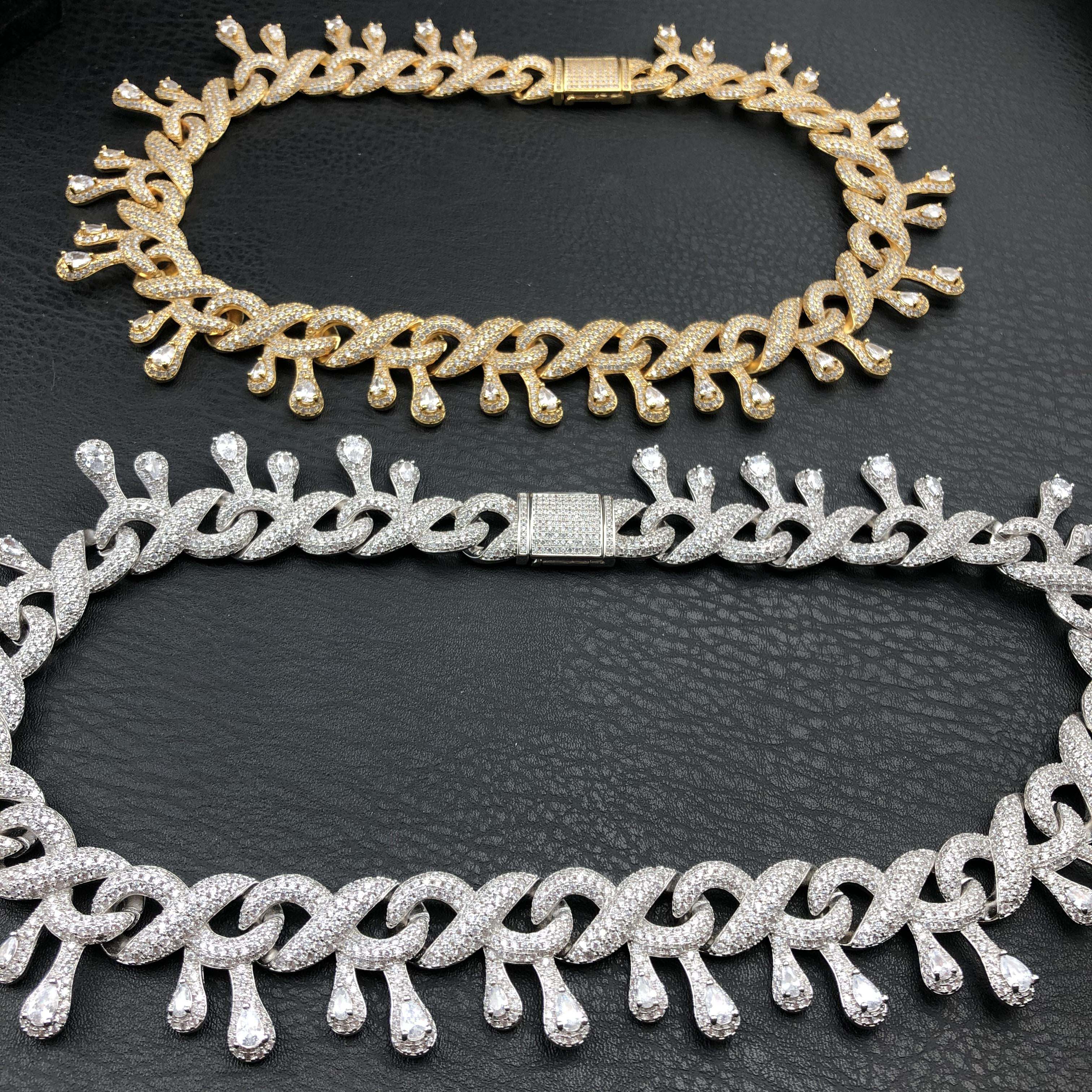 15mm drip Infinity Diamond Chain