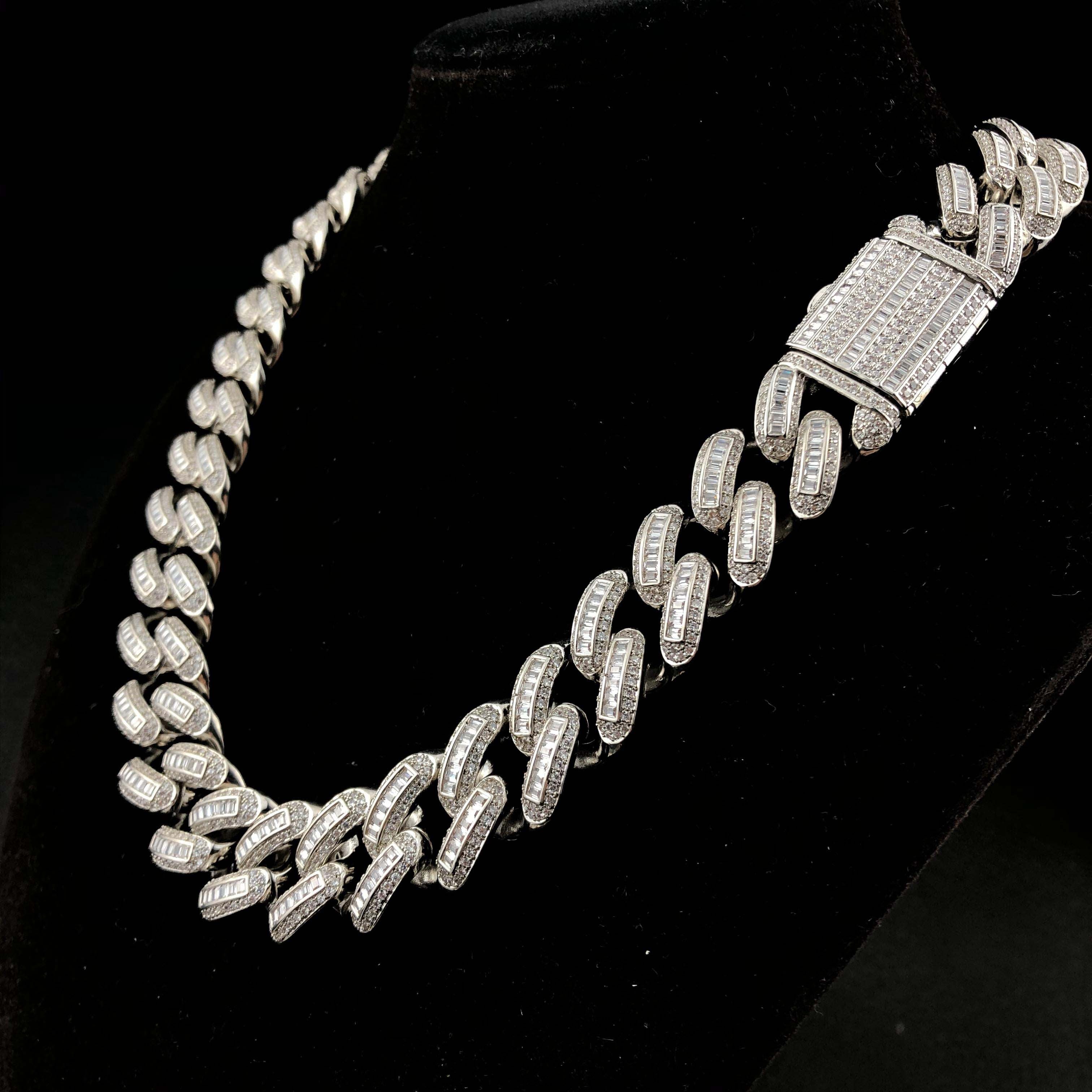 19mm Baguette Cuban Chain