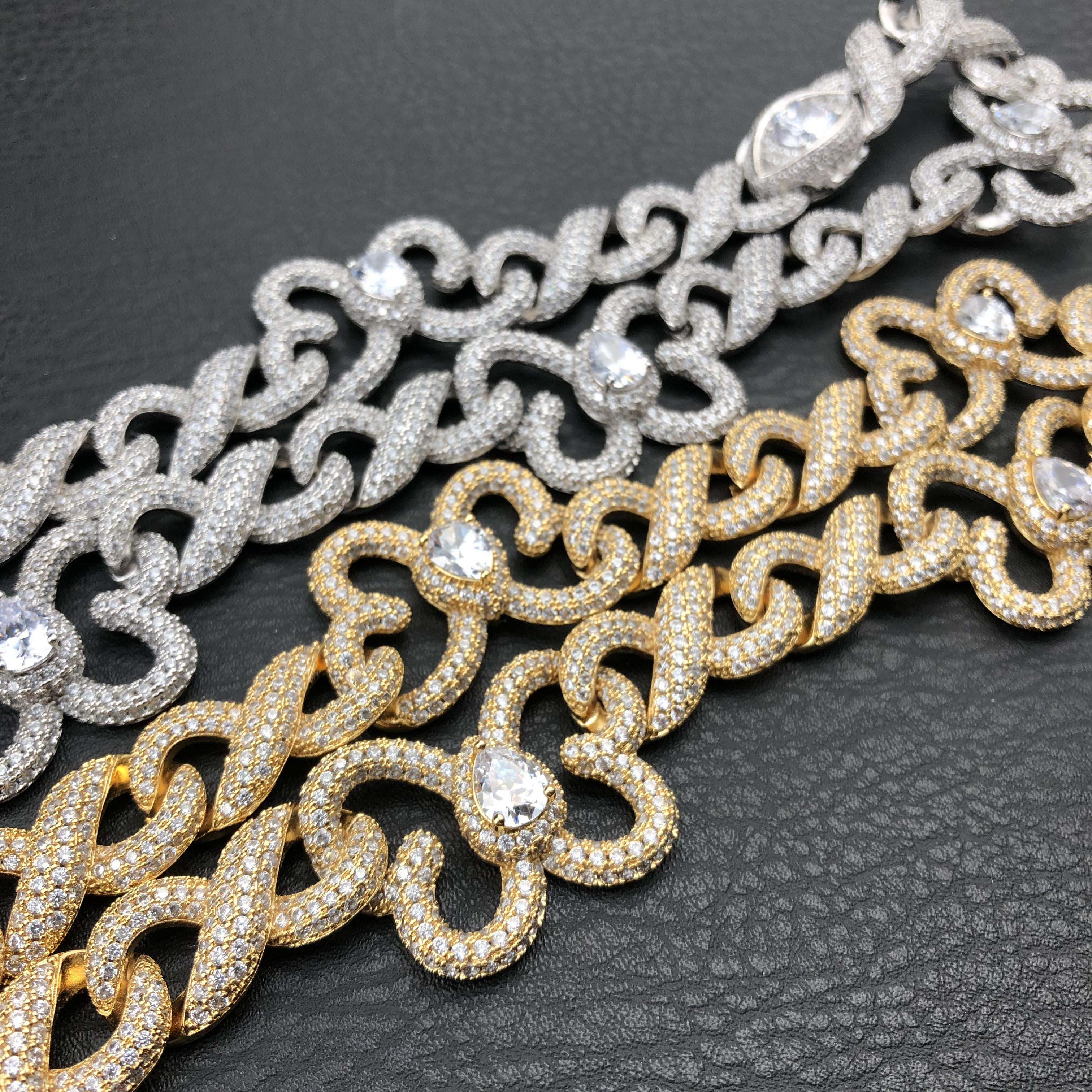 15mm Infinity butterfly Diamond Chain
