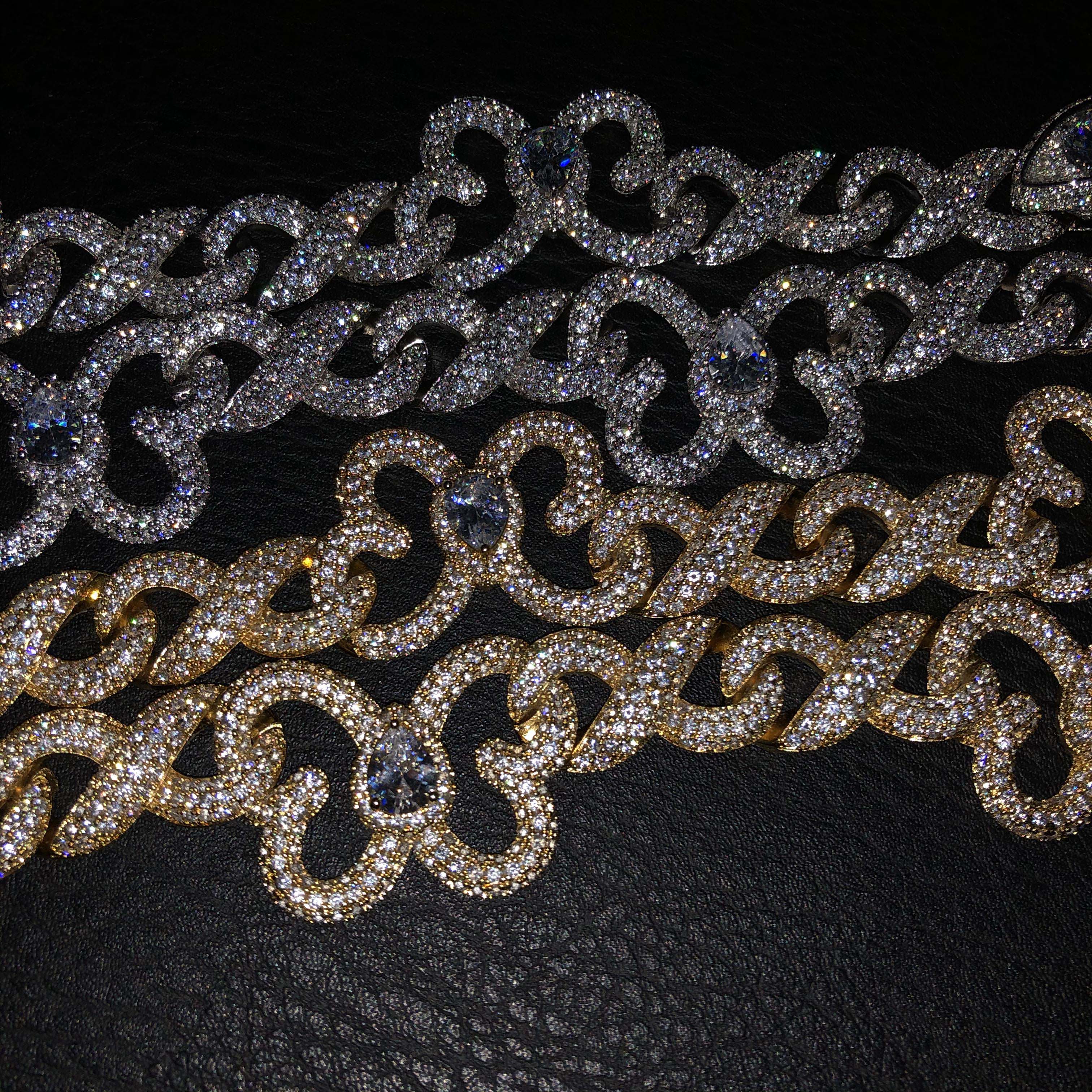 15mm Infinity butterfly Diamond Chain