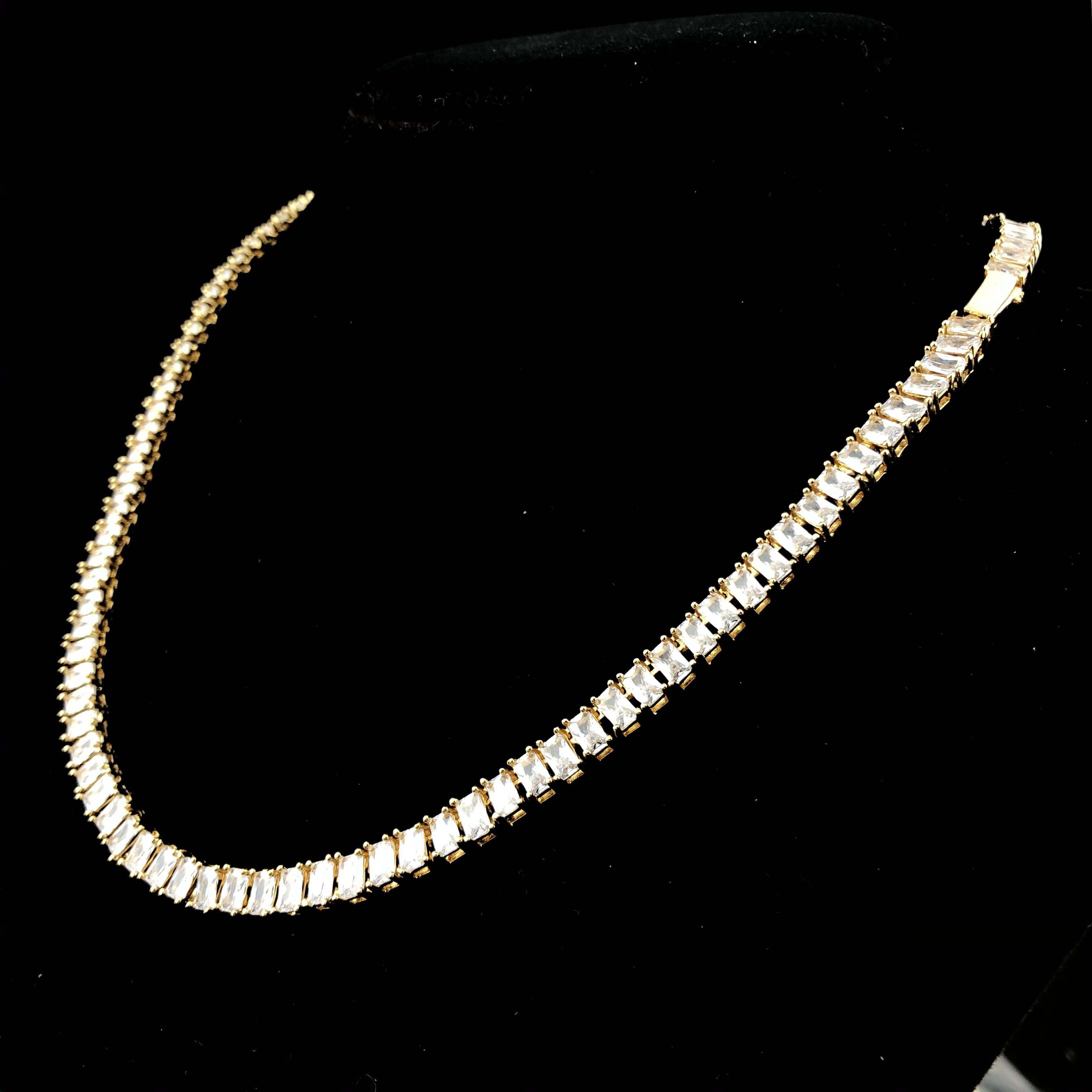 Baguette Tennis Chain