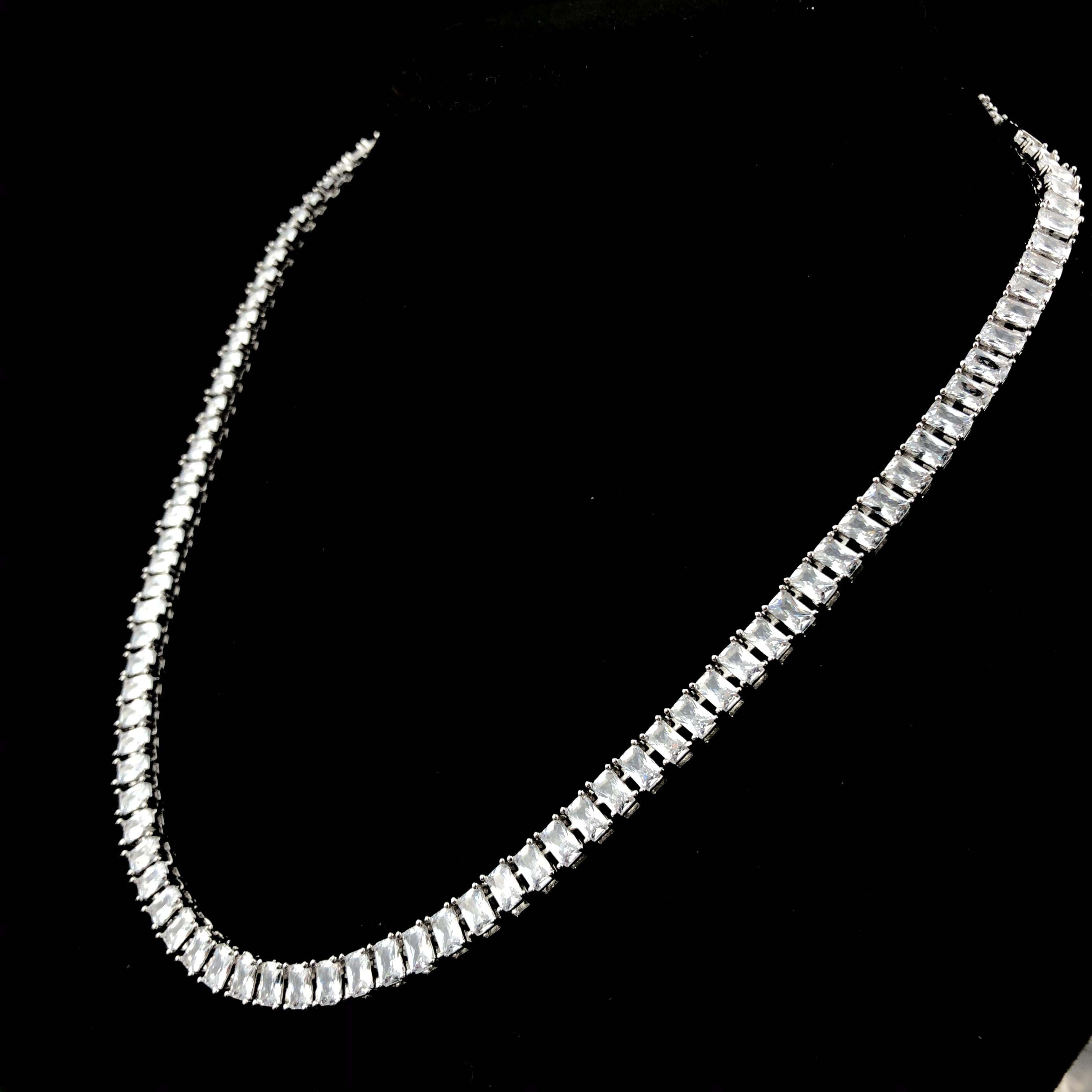 Baguette Tennis Chain