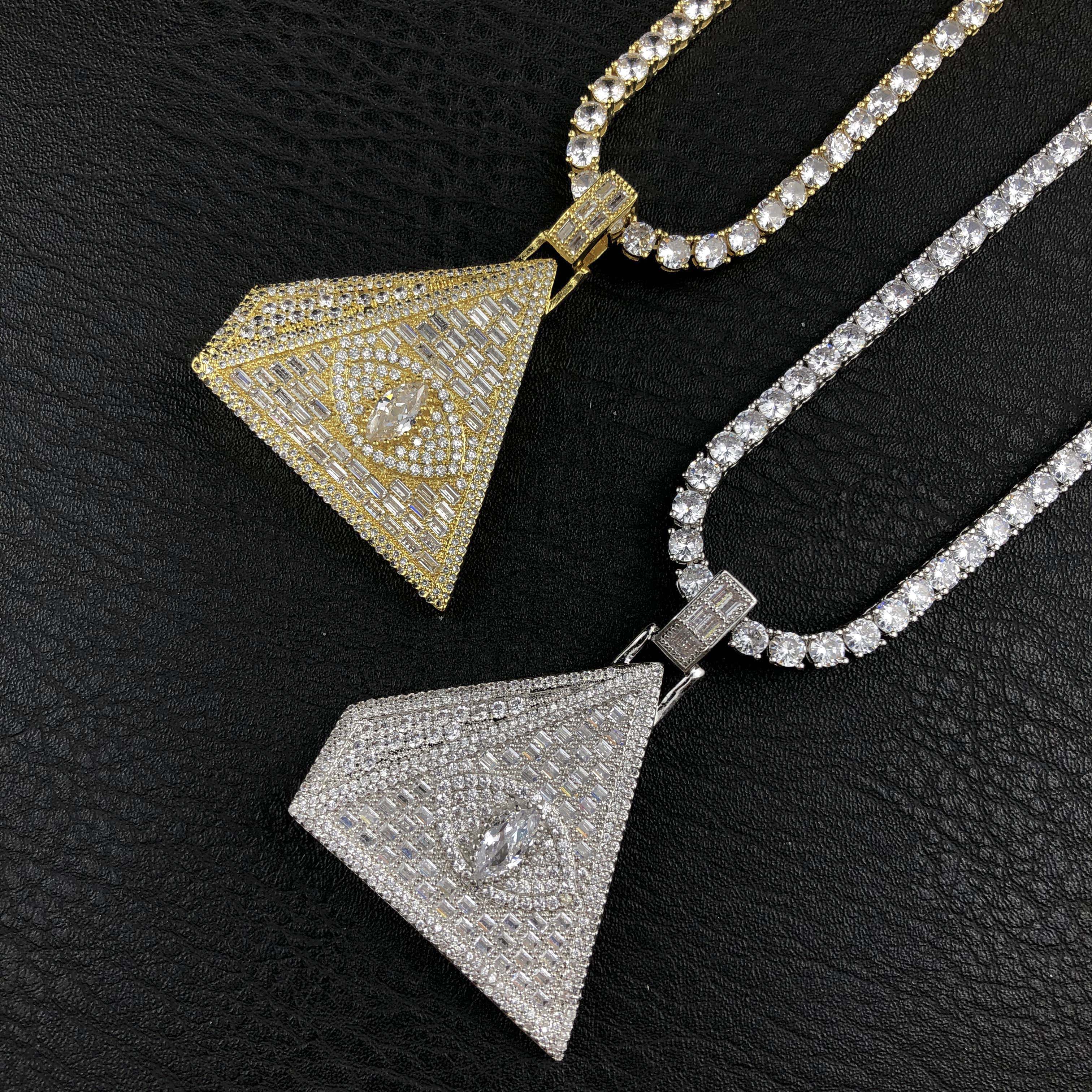 Baguette Pyramid Pendant