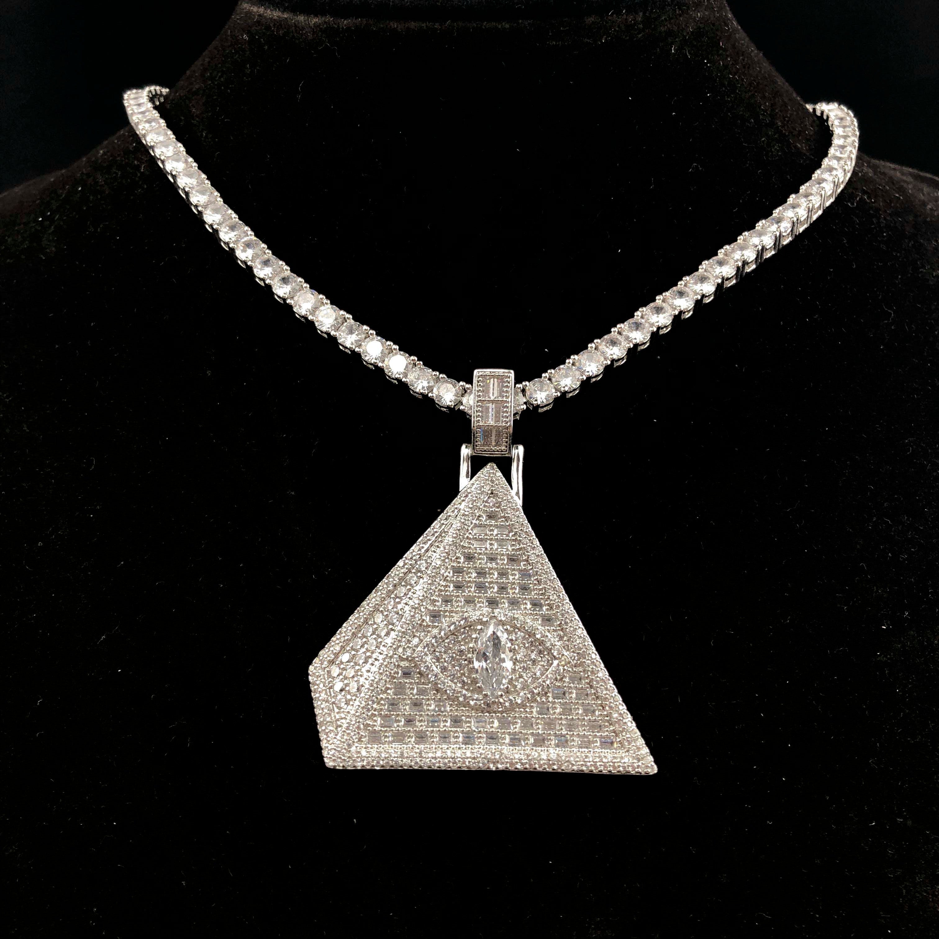 Baguette Pyramid Pendant