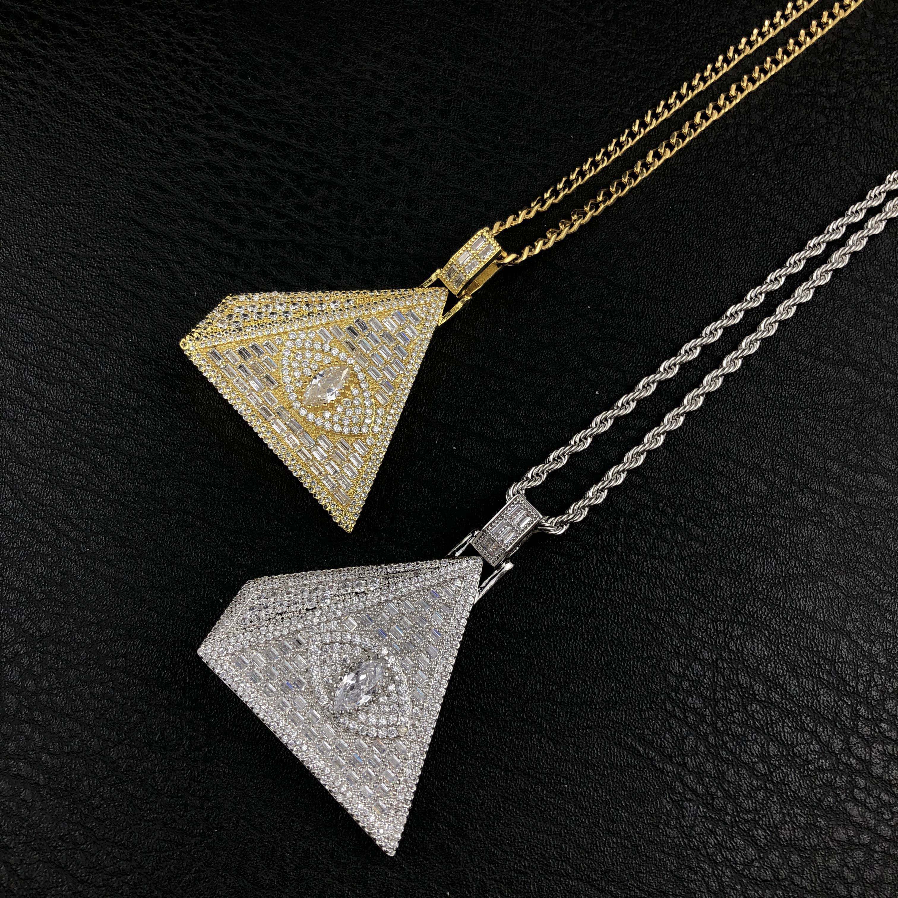 Baguette Pyramid Pendant