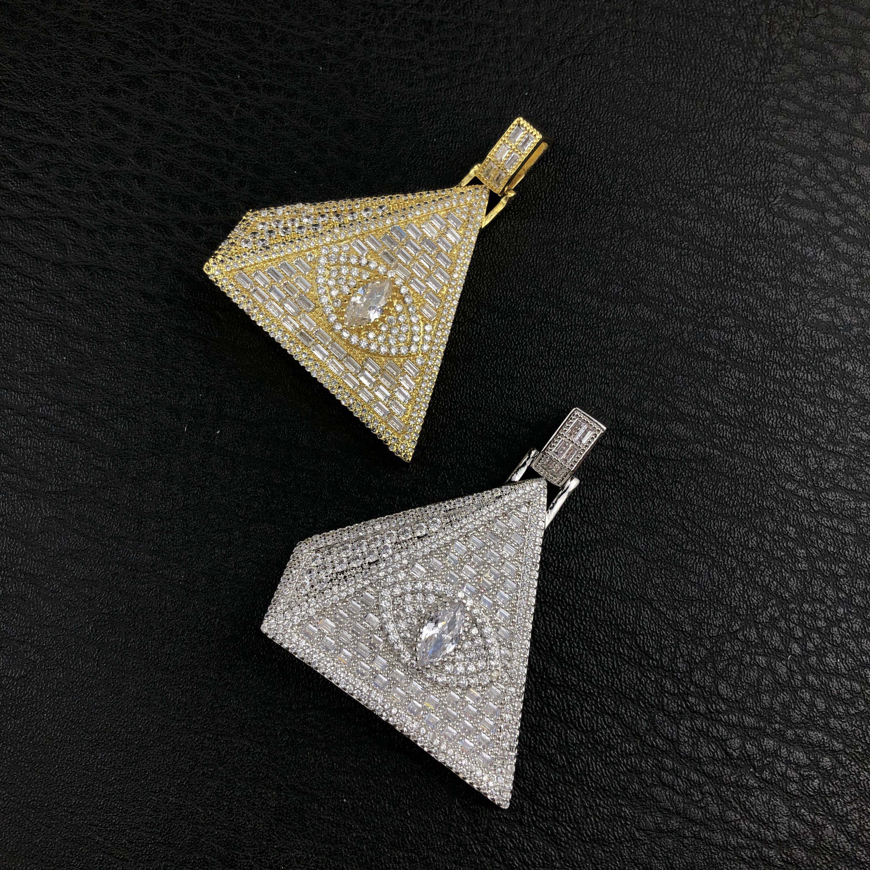 Baguette Pyramid Pendant