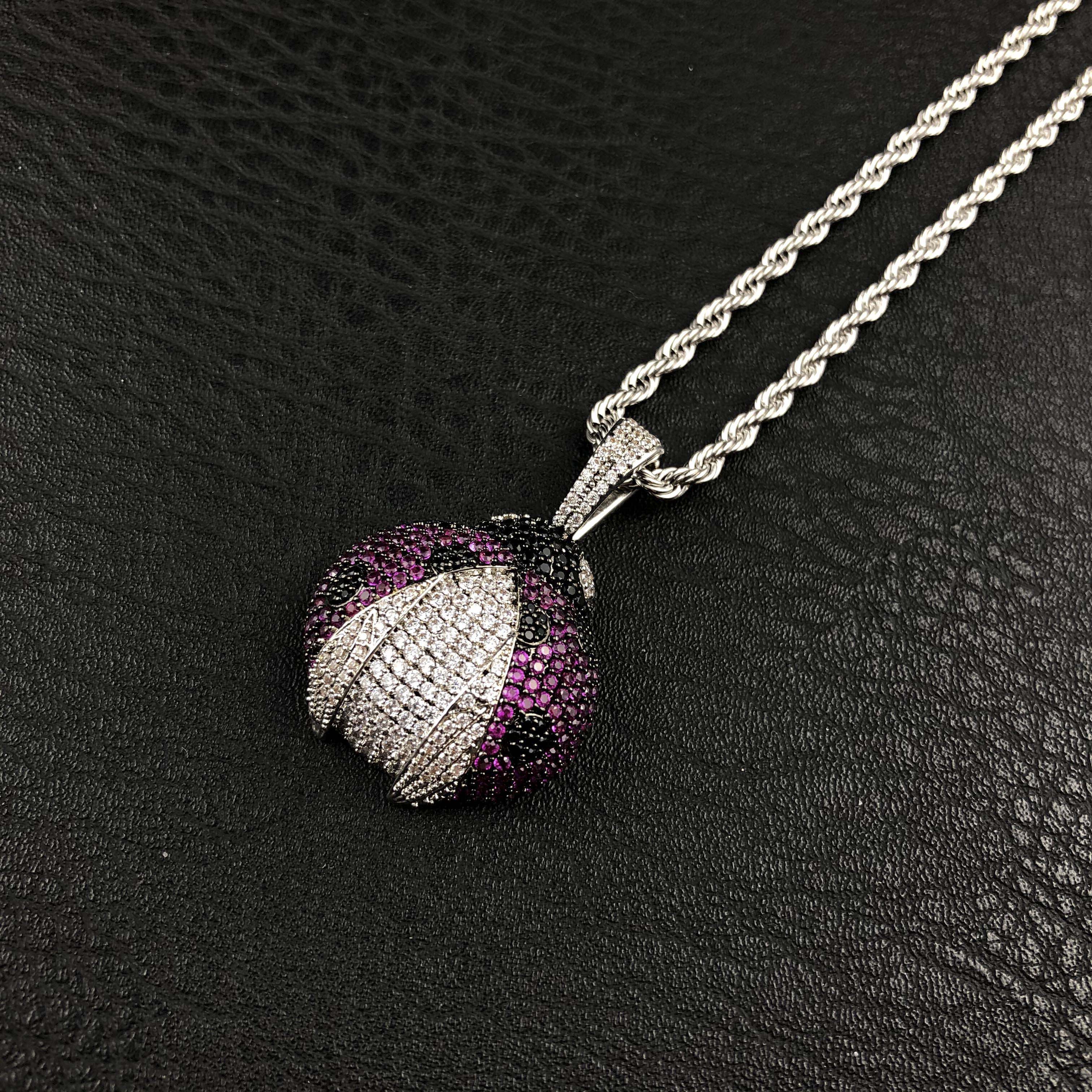 Iced Ladybug Pendant