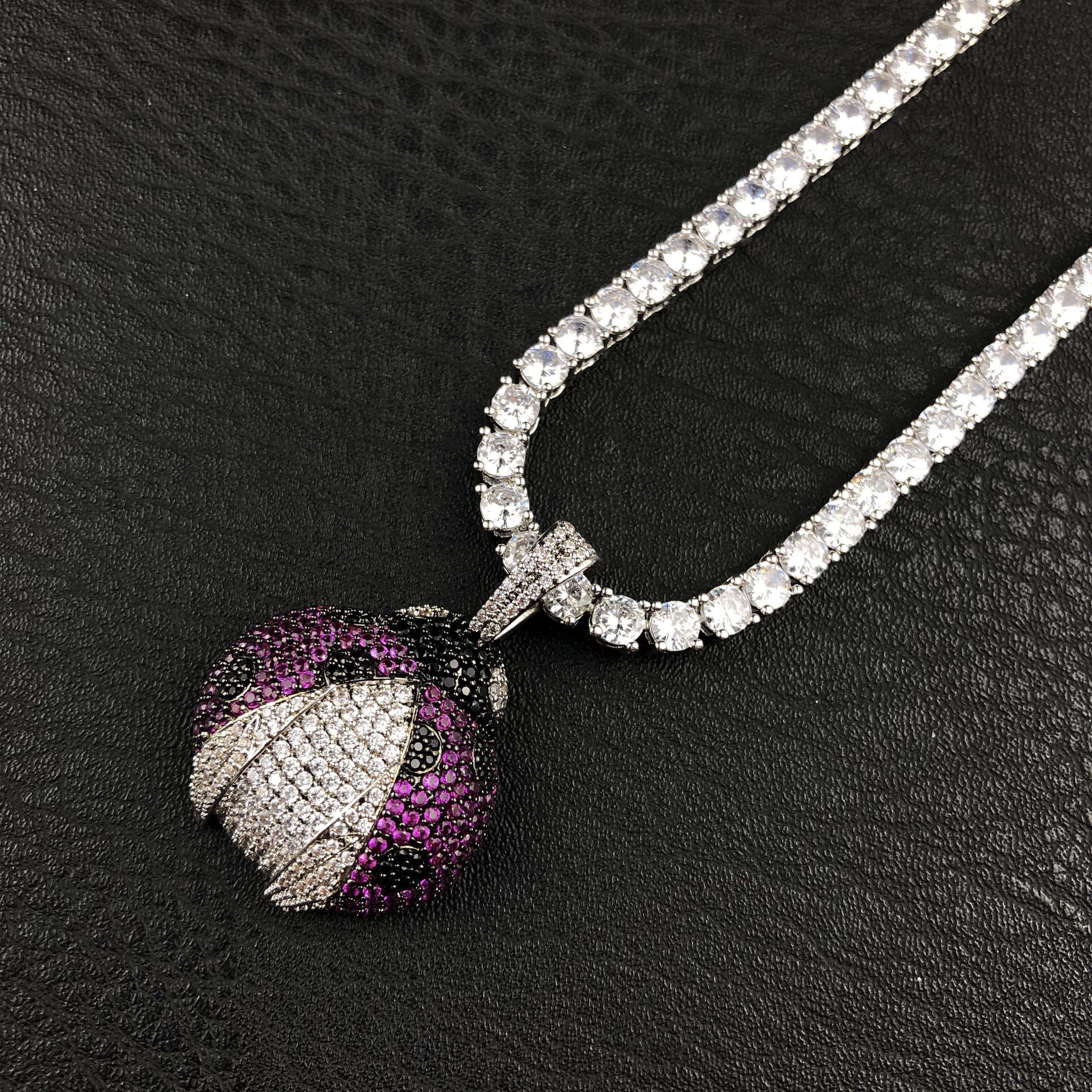 Iced Ladybug Pendant