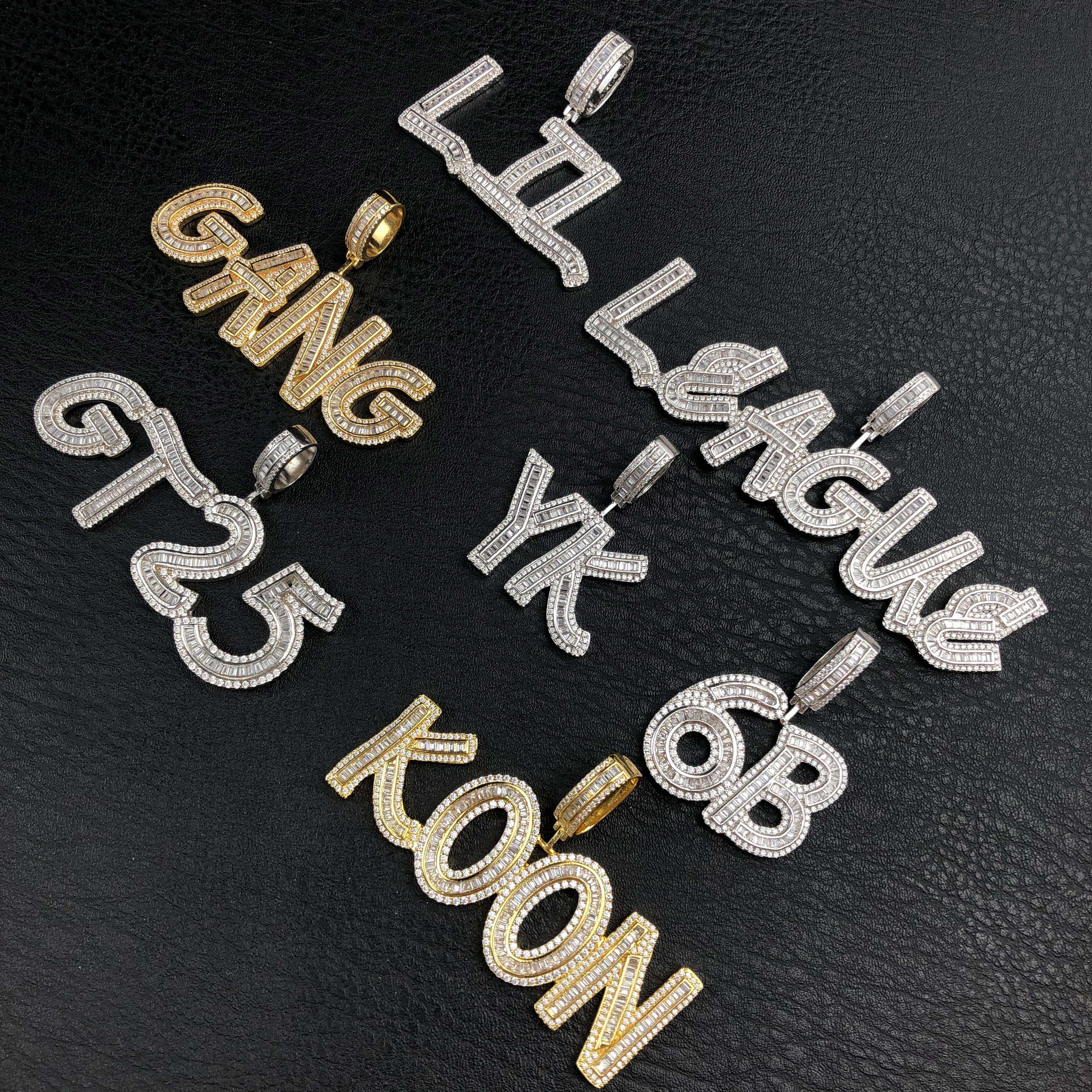 Baguette Custom Pendant