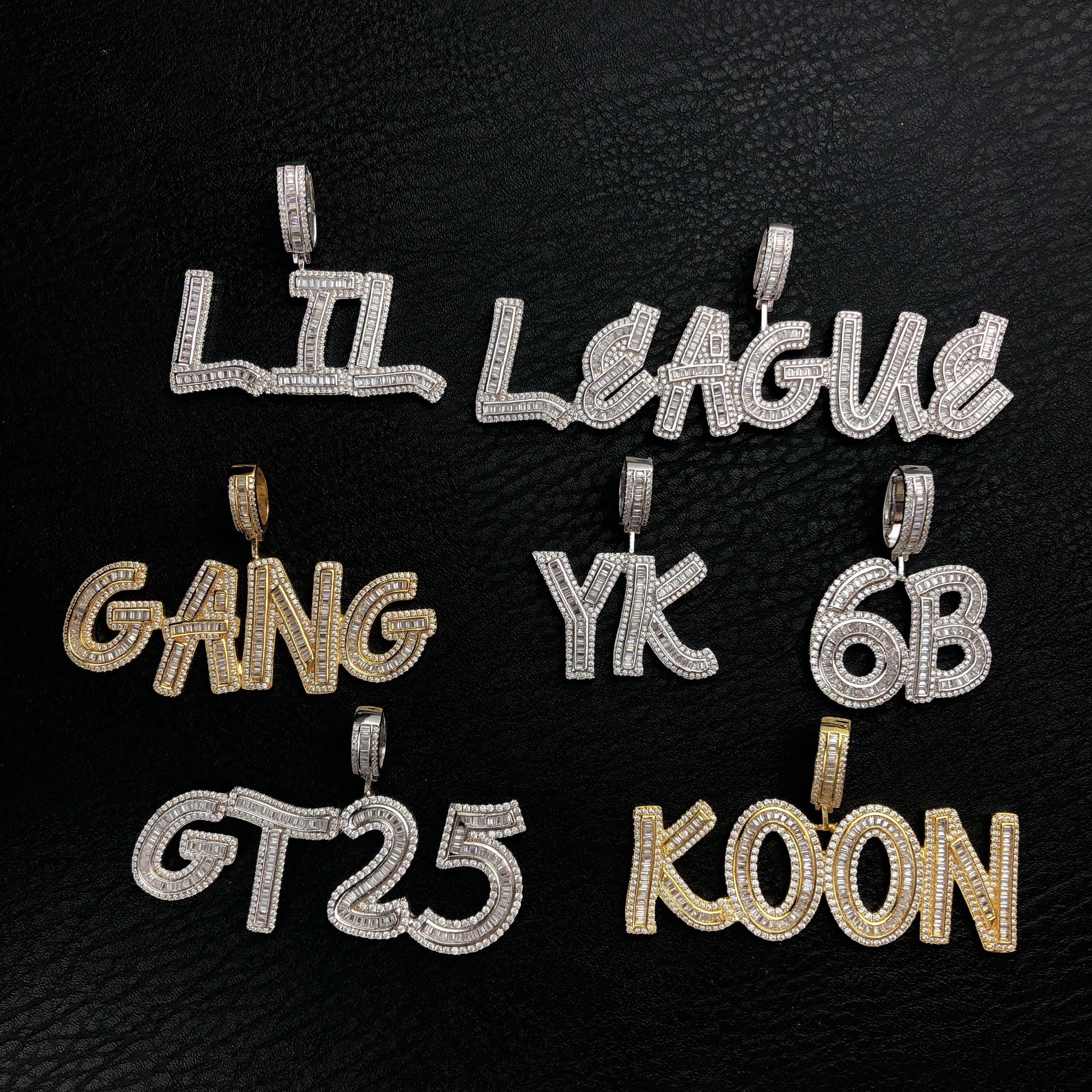 Baguette Custom Pendant