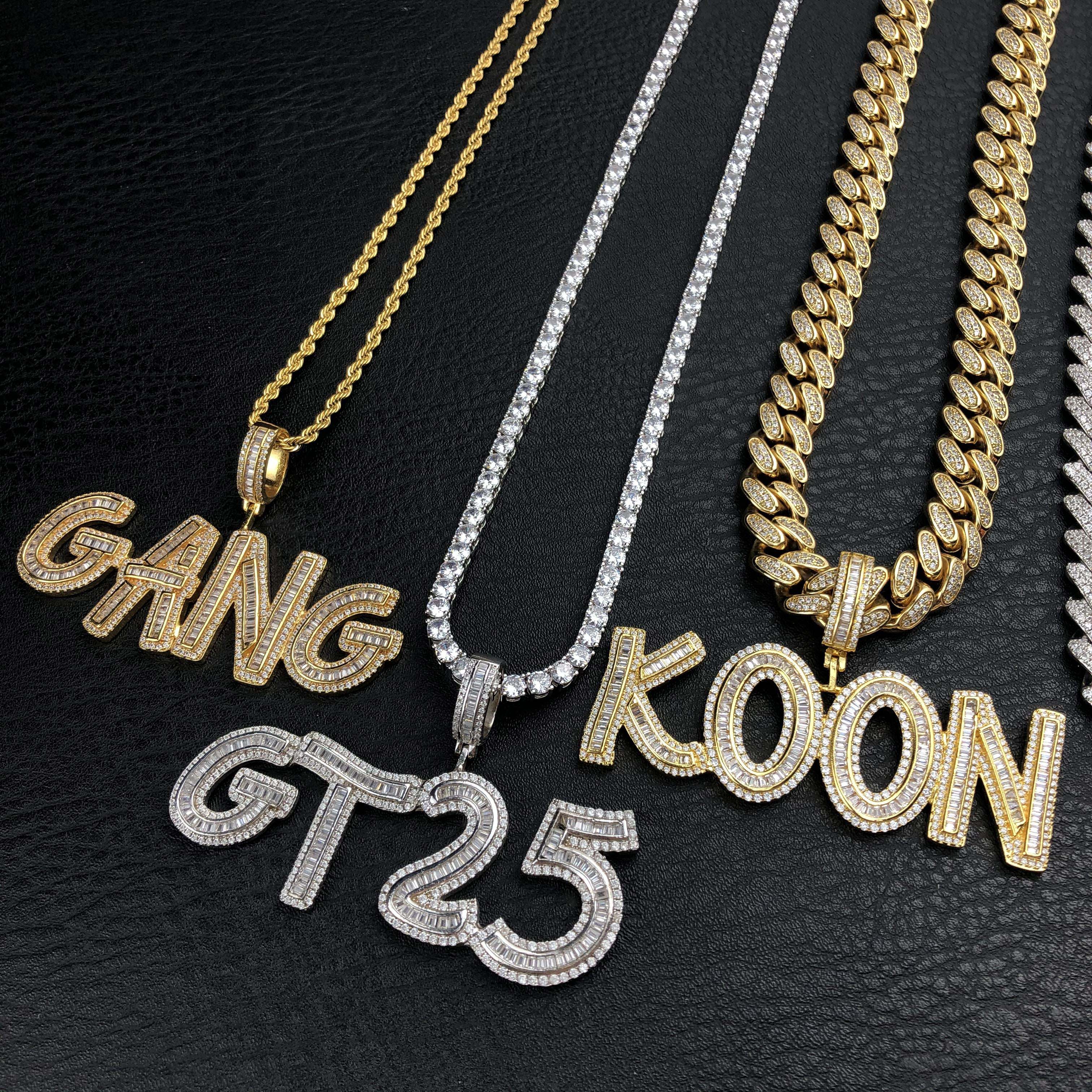 Baguette Custom Pendant